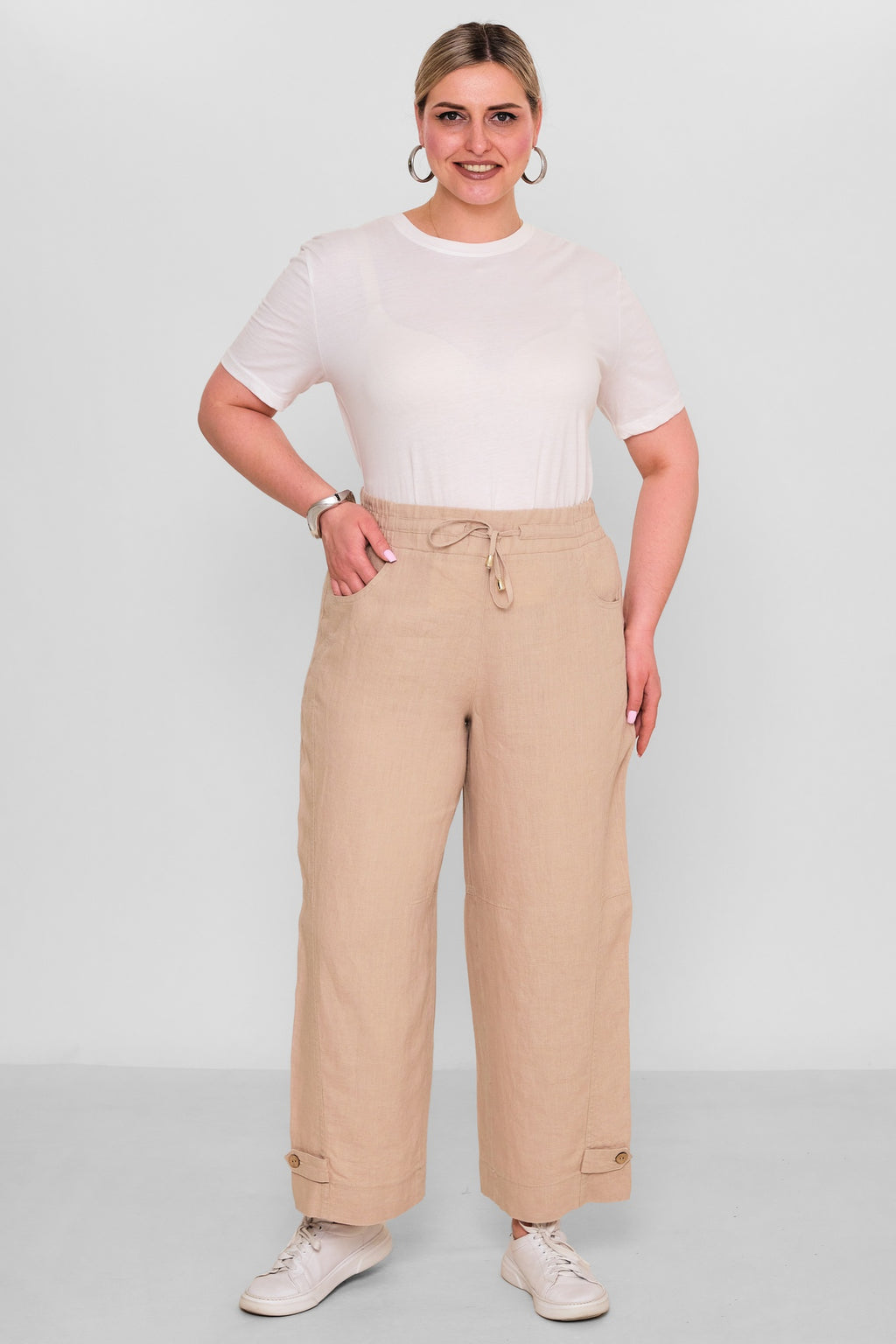 Elitline - Plus Size Trousers (ELT26Y1-58-4104) - 8690200185991