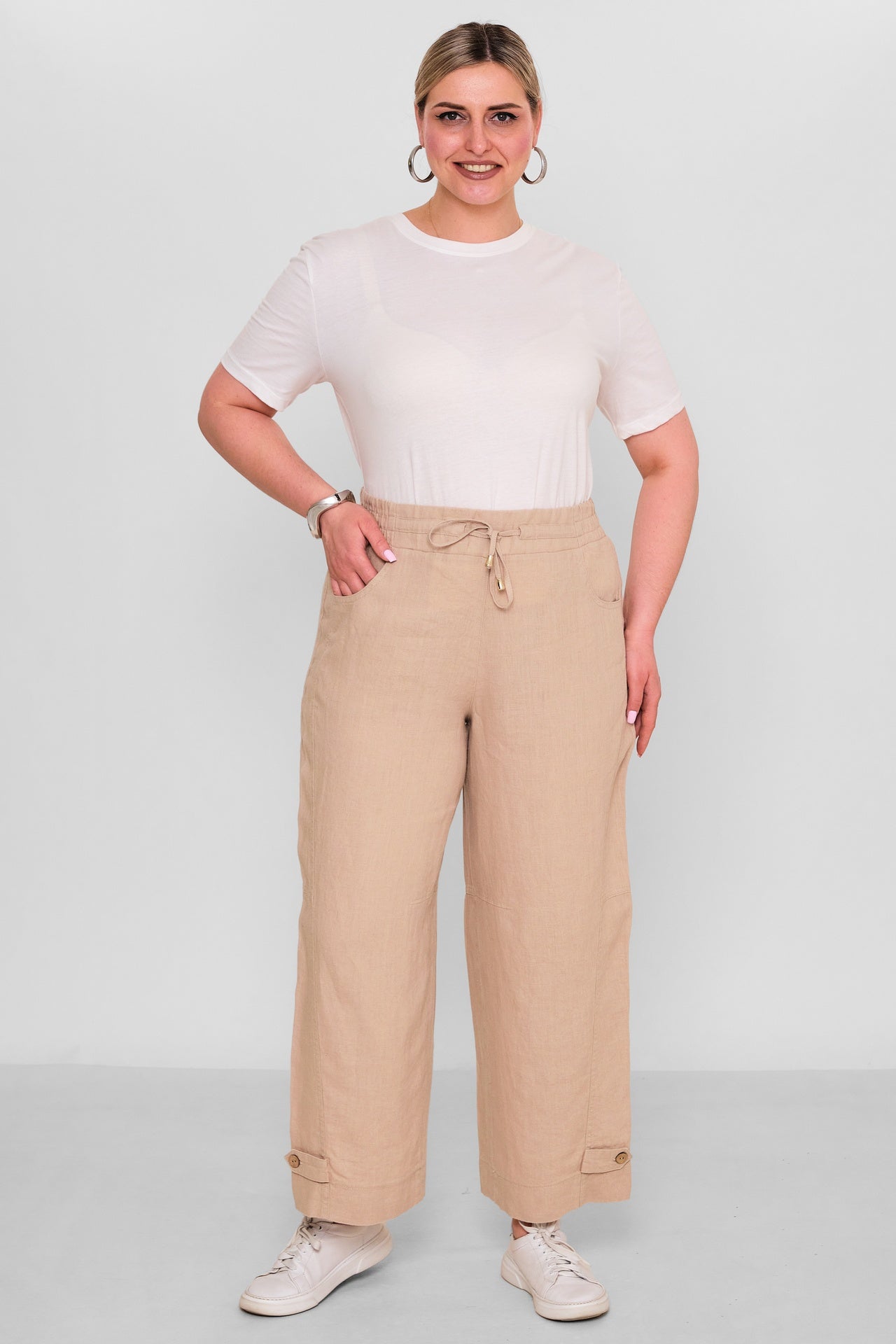 Elitline - Plus Size Trousers (ELT26Y1-58-4104) - 8690200185991