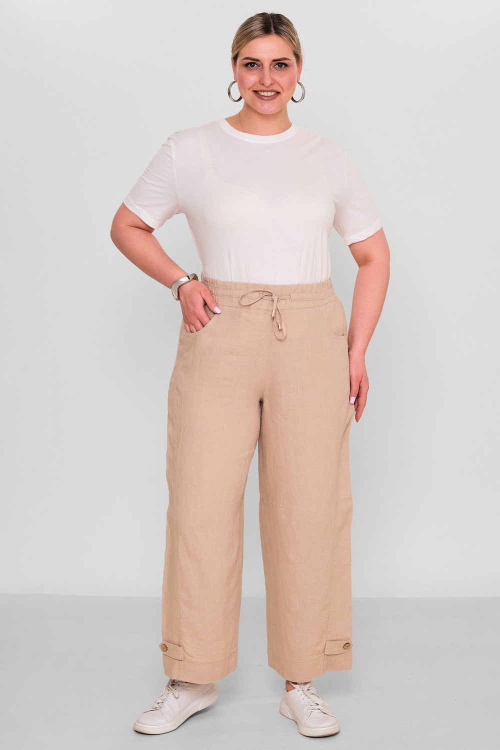 Elitline - Plus Size Trousers (ELT26Y1-58-4104) - 8690200185991