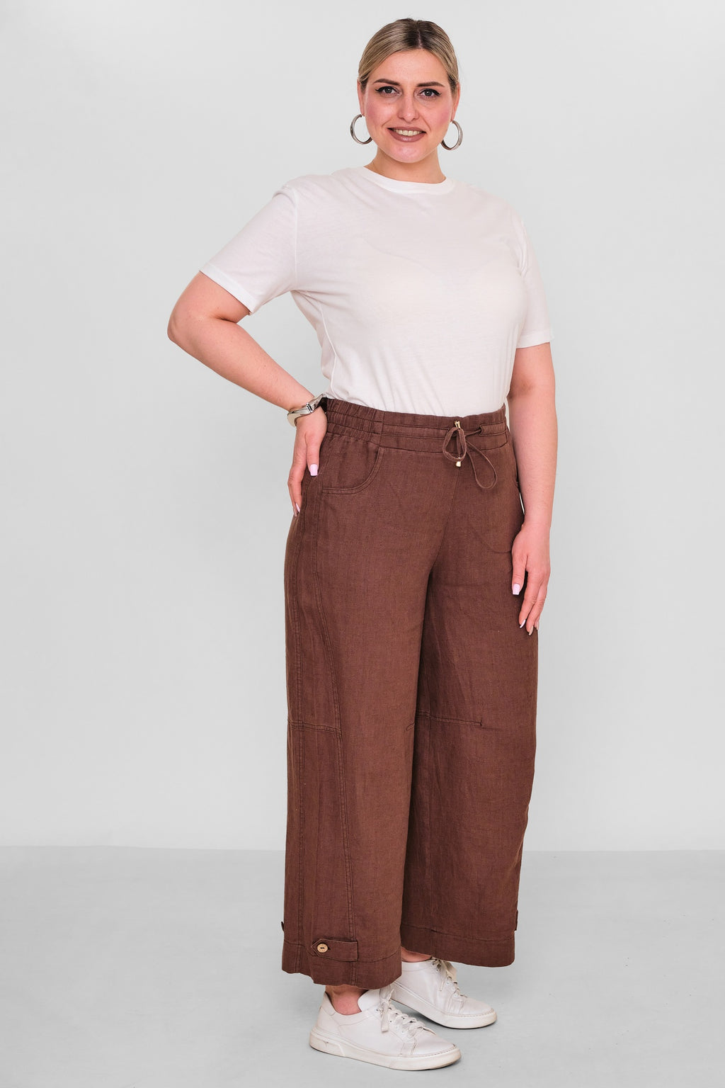 Elitline - Plus Size Trousers (ELT26Y1-58-4104) - 8690200186004