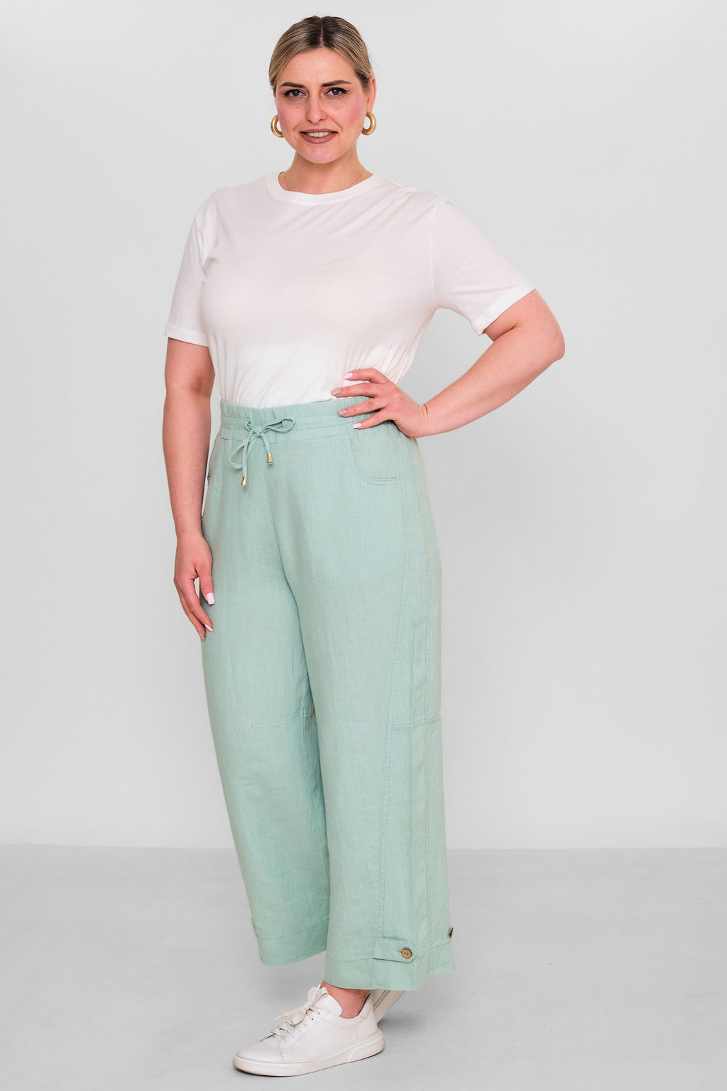 Elitline - Plus Size Trousers (ELT26Y1-58-4104) - 8690200186011