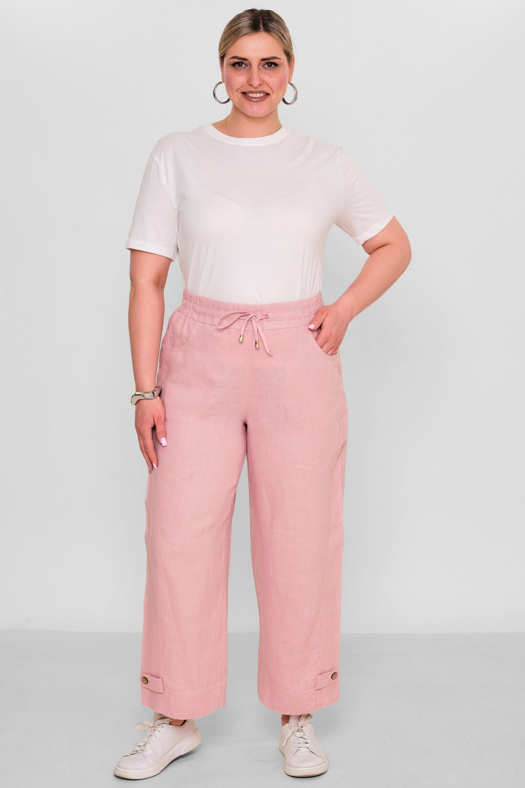 Elitline - Plus Size Trousers (ELT26Y1-58-4104) - 8690200186028