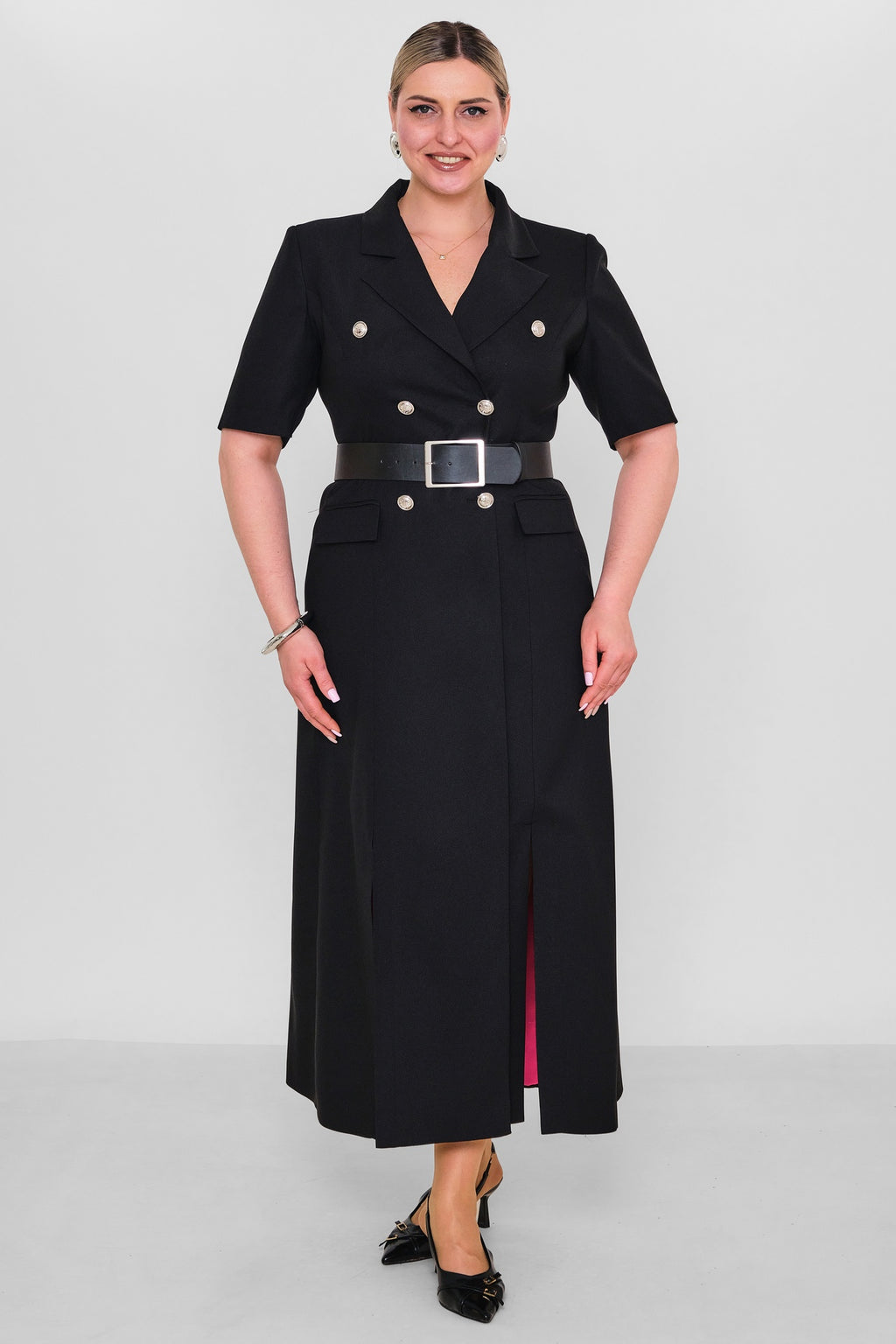 Kedma - Plus Size Dress (KDM26Y8-98139X) - 8690200186080