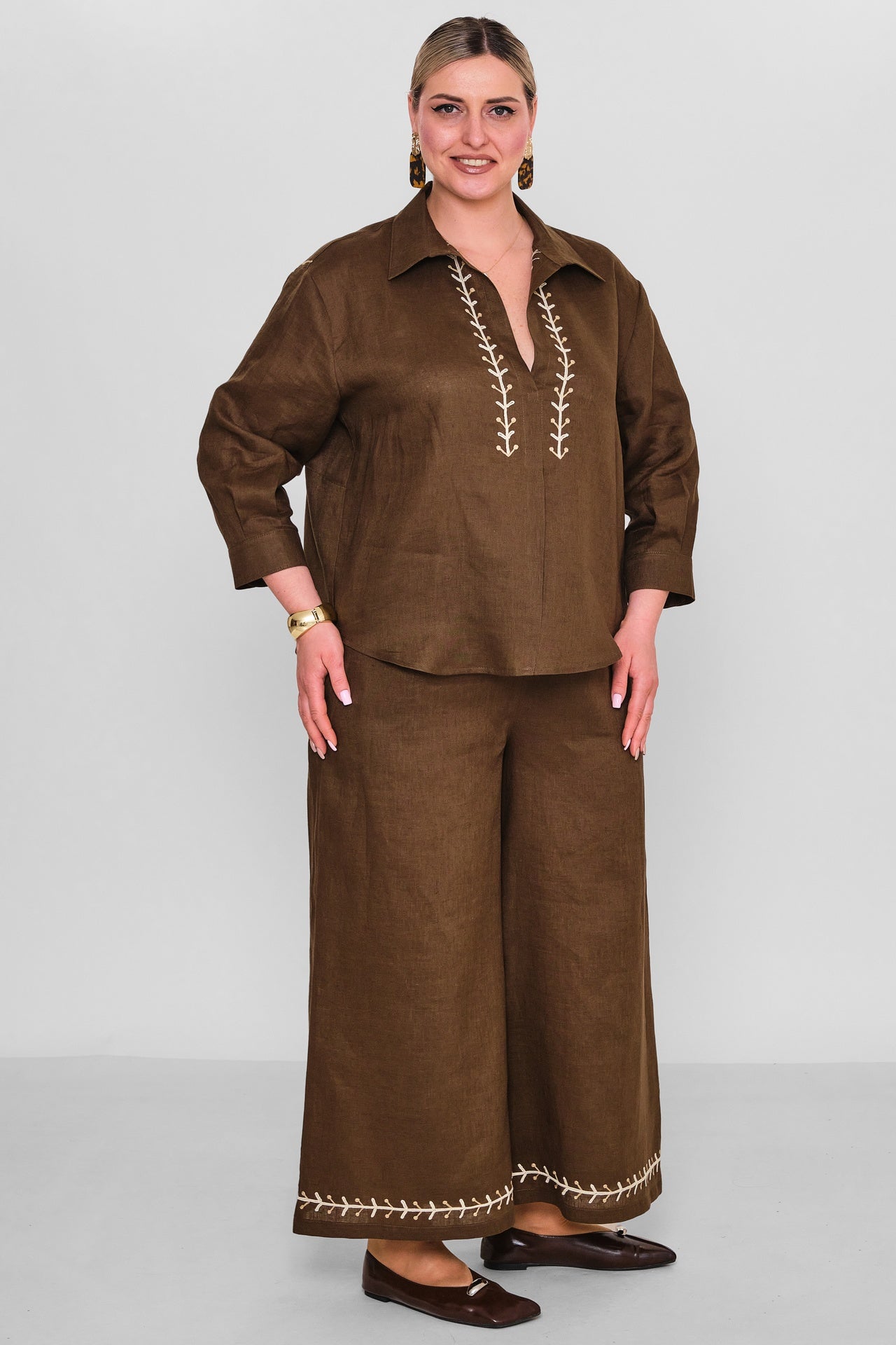 Laluce - Plus Size Blouse (L2.Y26.BLZ.2B205) - 8690200186127