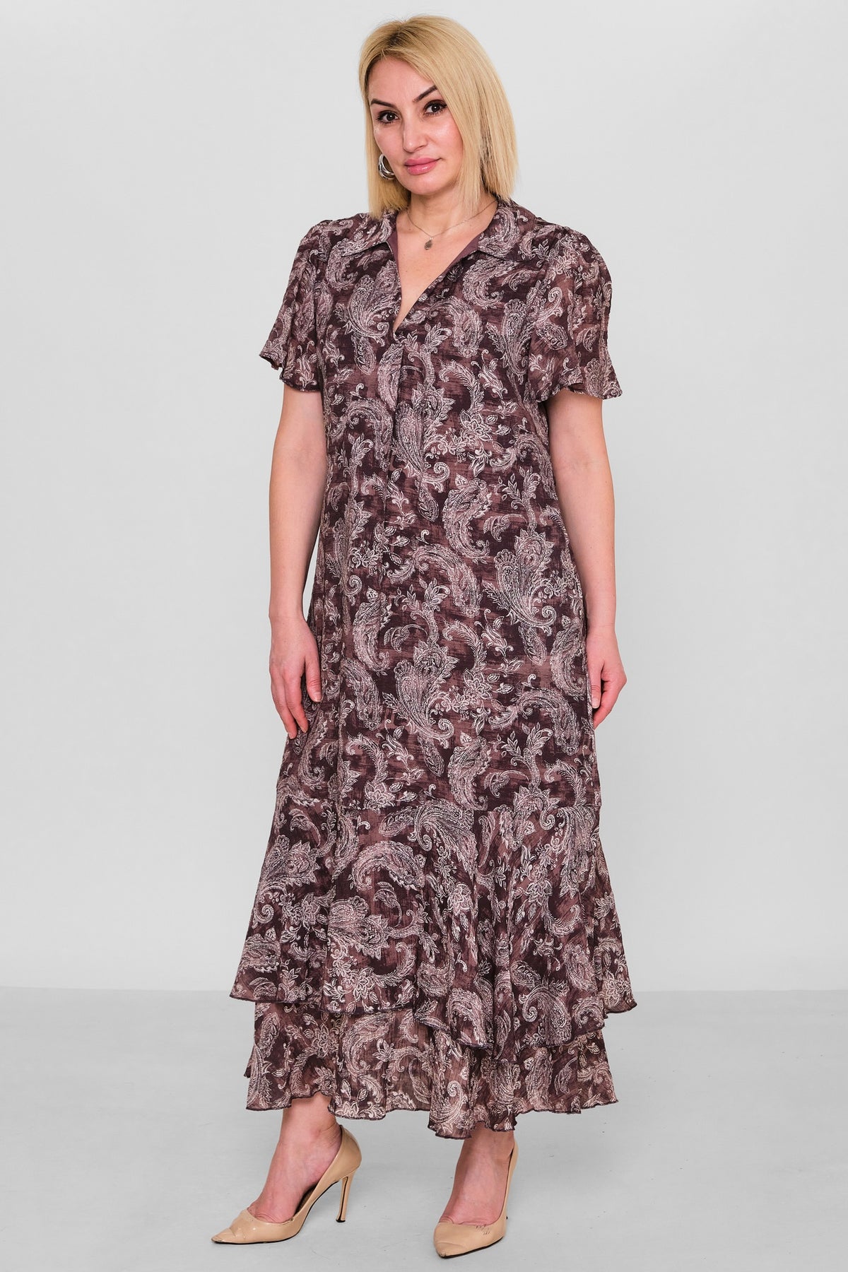 Revaro - Regular Size Dress (RVR26YS-9109) - 8690200186400