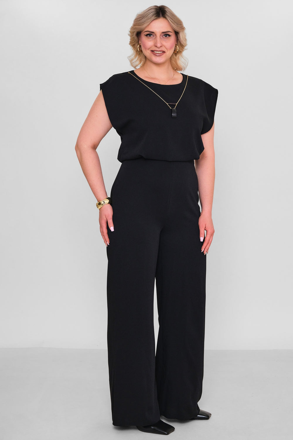 Selen - Plus Size Overalls (SLN26Y141133) - 8690200186462