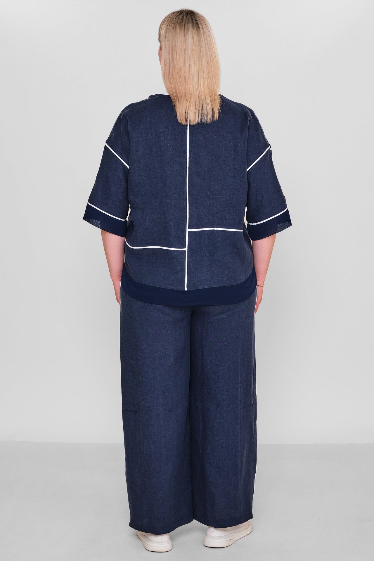 Salkim - Plus Size Suit (SLK26Y66387BB) - 8690200186844