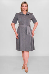 Elitline - Plus Size Dress (ELT26Y8-276-4006) - 8690200186950