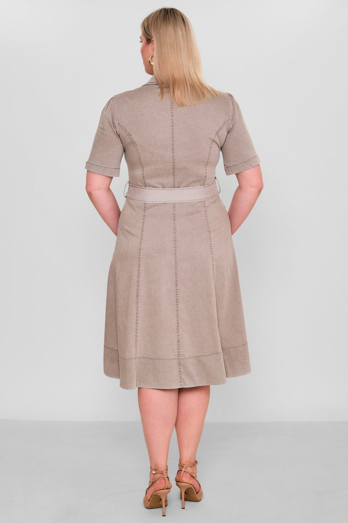 Elitline - Plus Size Dress (ELT26Y8-276-4006) - 8690200186967