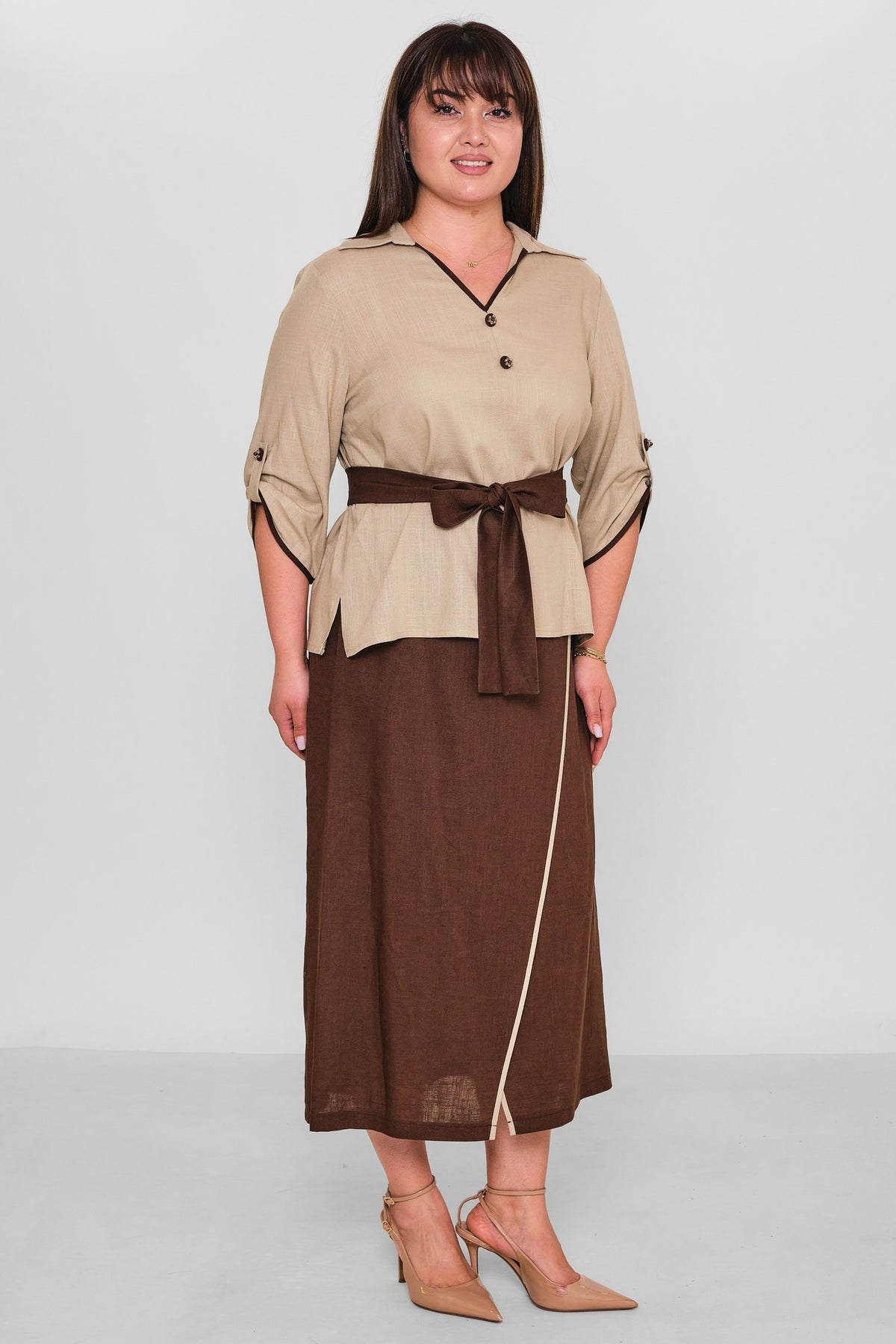 Dress Port - Plus Size Suit (DSP26Y3557) - 8690200187216