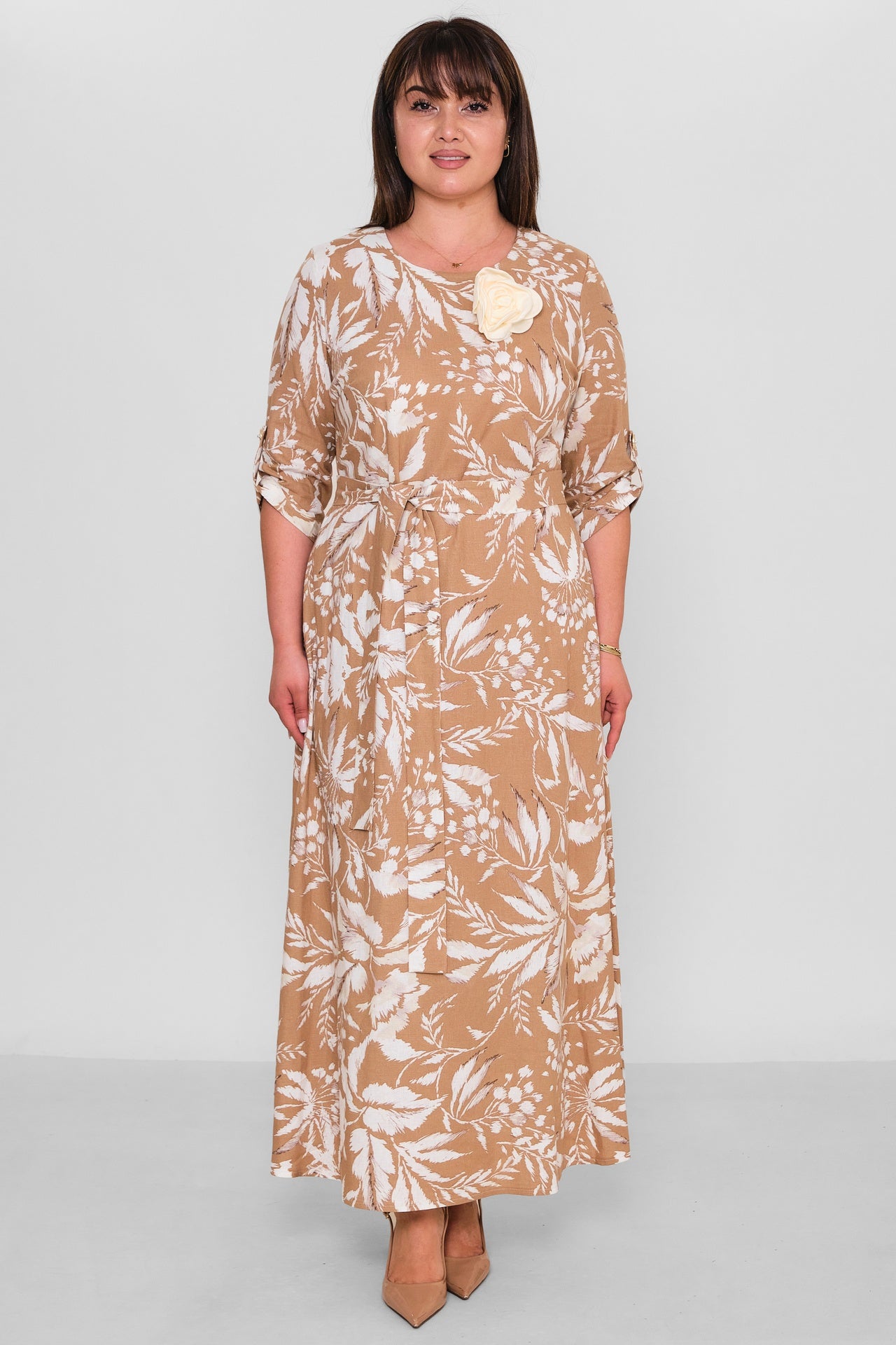 Dress Port - Plus Size Dress (DSP26Y5768) - 8690200187278
