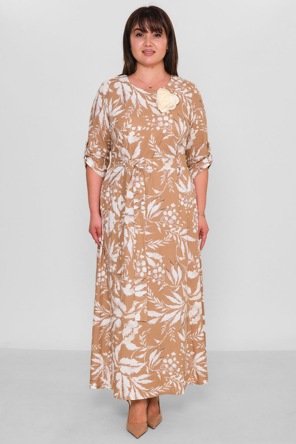 Dress Port - Plus Size Dress (DSP26Y5768) - 8690200187278