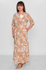 Dress Port - Plus Size Dress (DSP26Y5768) - 8690200187278