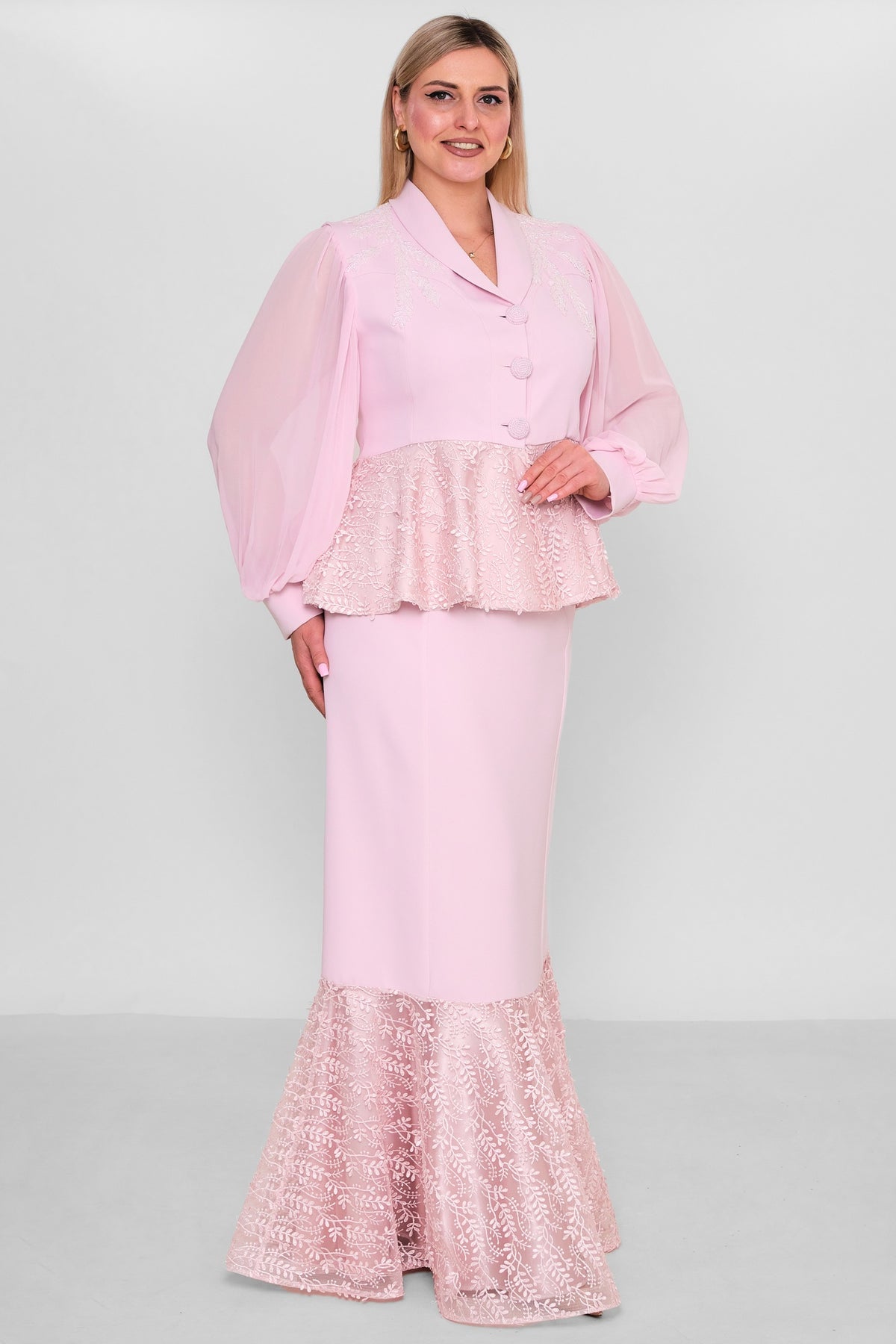 Qne Tu - Plus Size Suit (QNE26Y5260BB) - 8690200187445