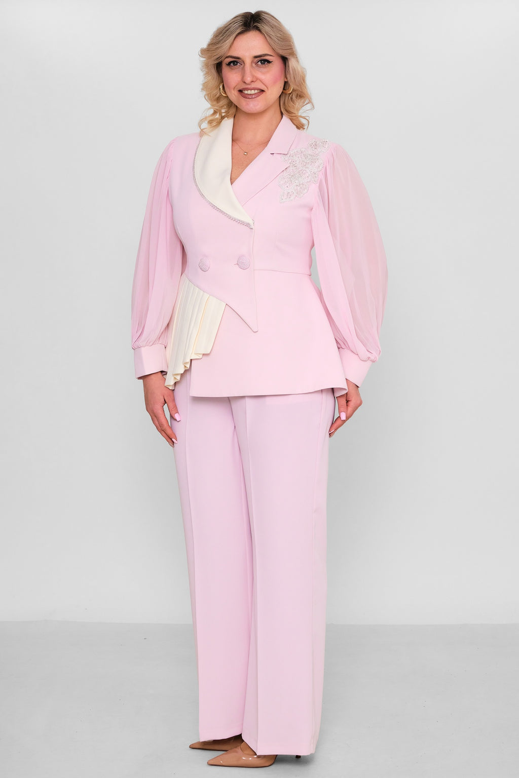 Qne Tu - Plus Size Suit (QNE26Y5297BB) - 8690200187490