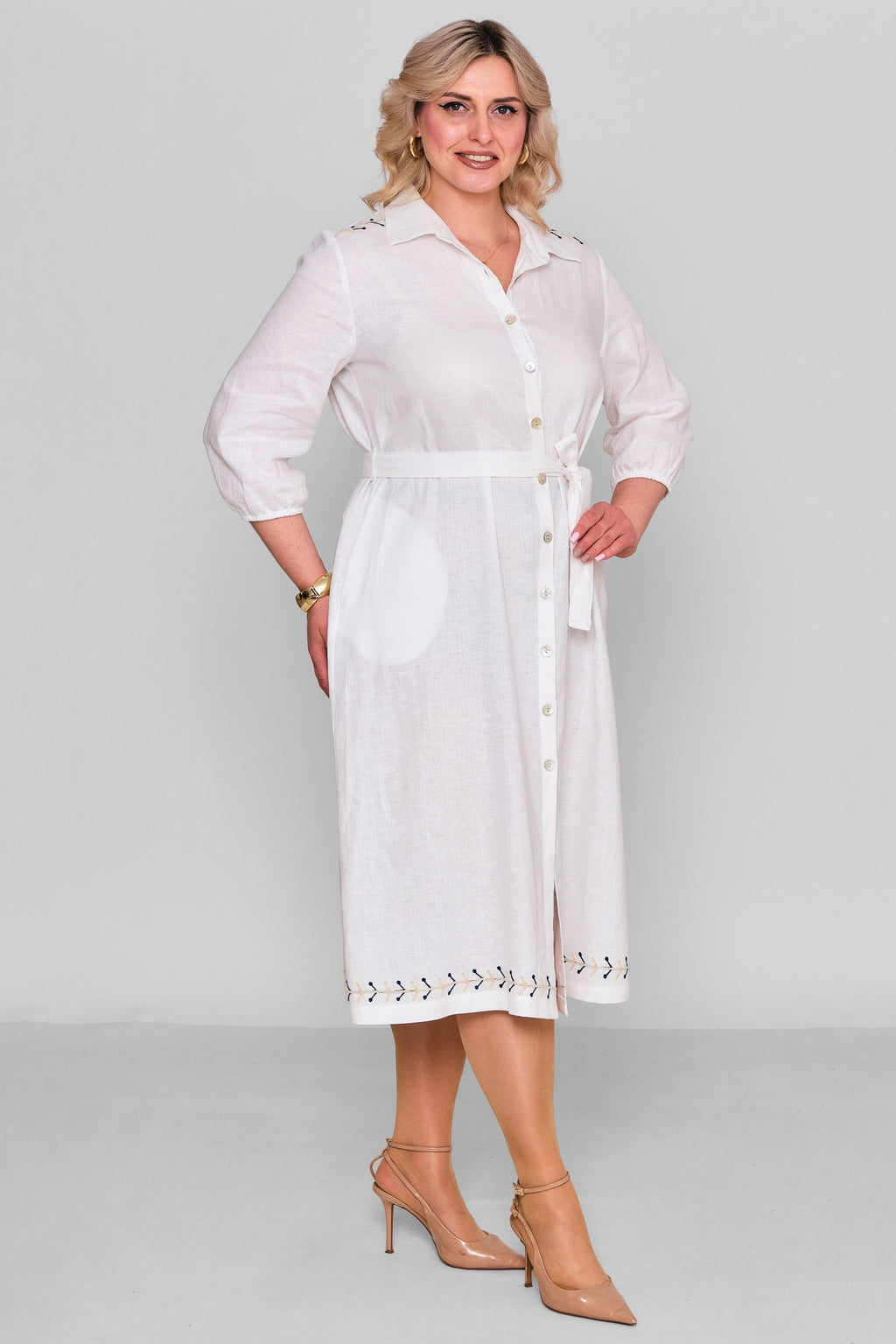 Laluce - Plus Size Dress (L2.Y26.ELB.2E692) - 8690200187841