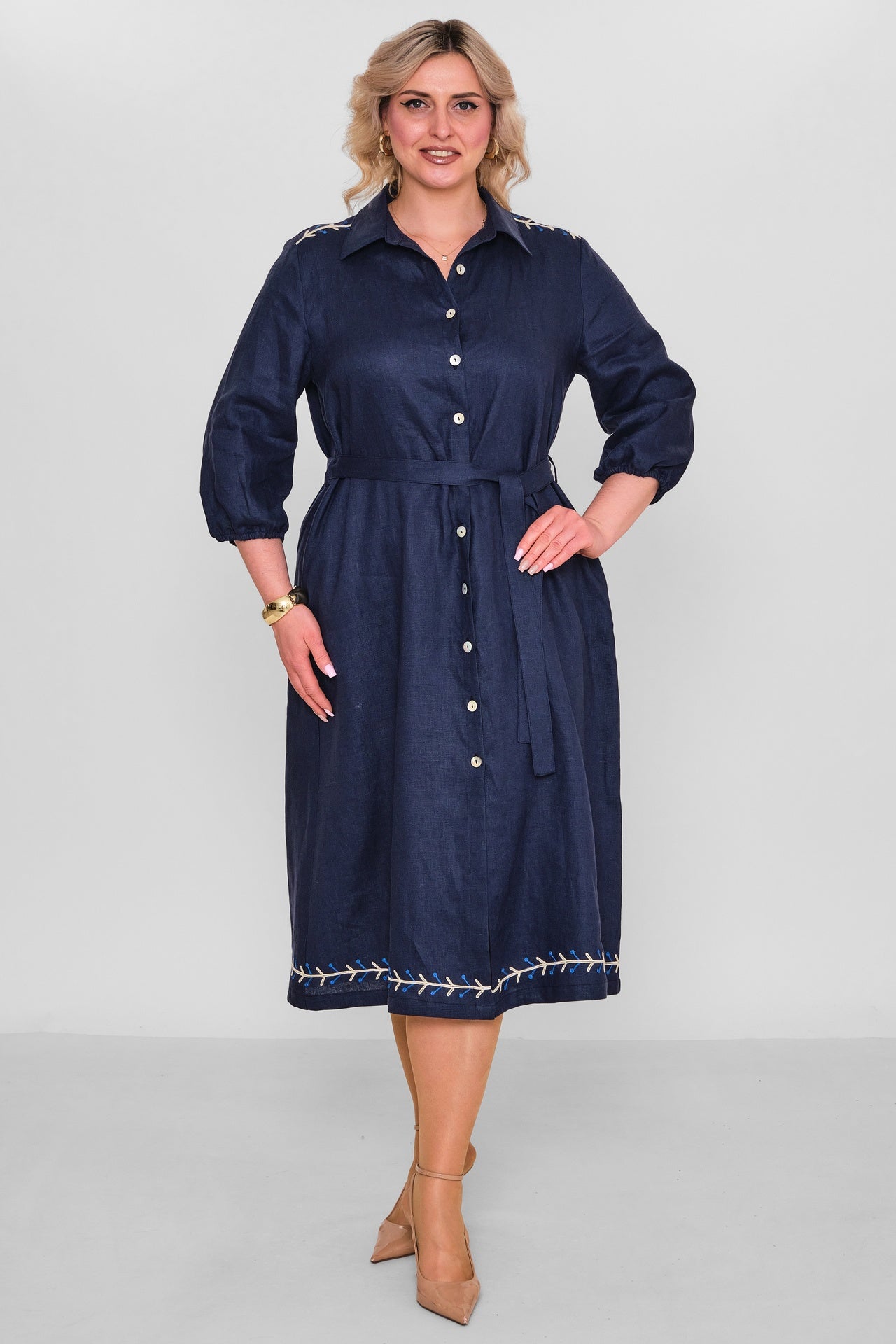 Laluce - Plus Size Dress (L2.Y26.ELB.2E692) - 8690200187858