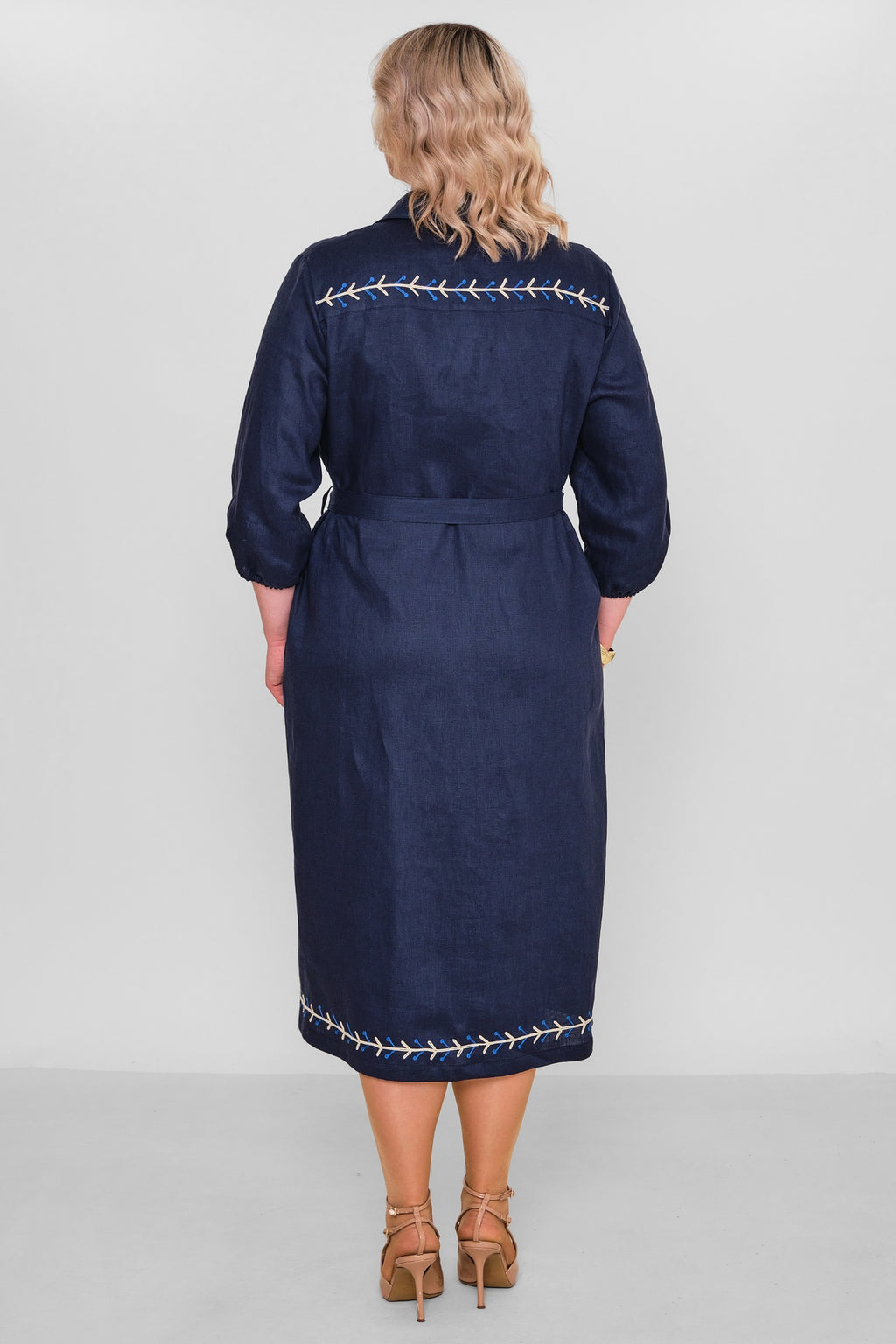 Laluce - Plus Size Dress (L2.Y26.ELB.2E692) - 8690200187858