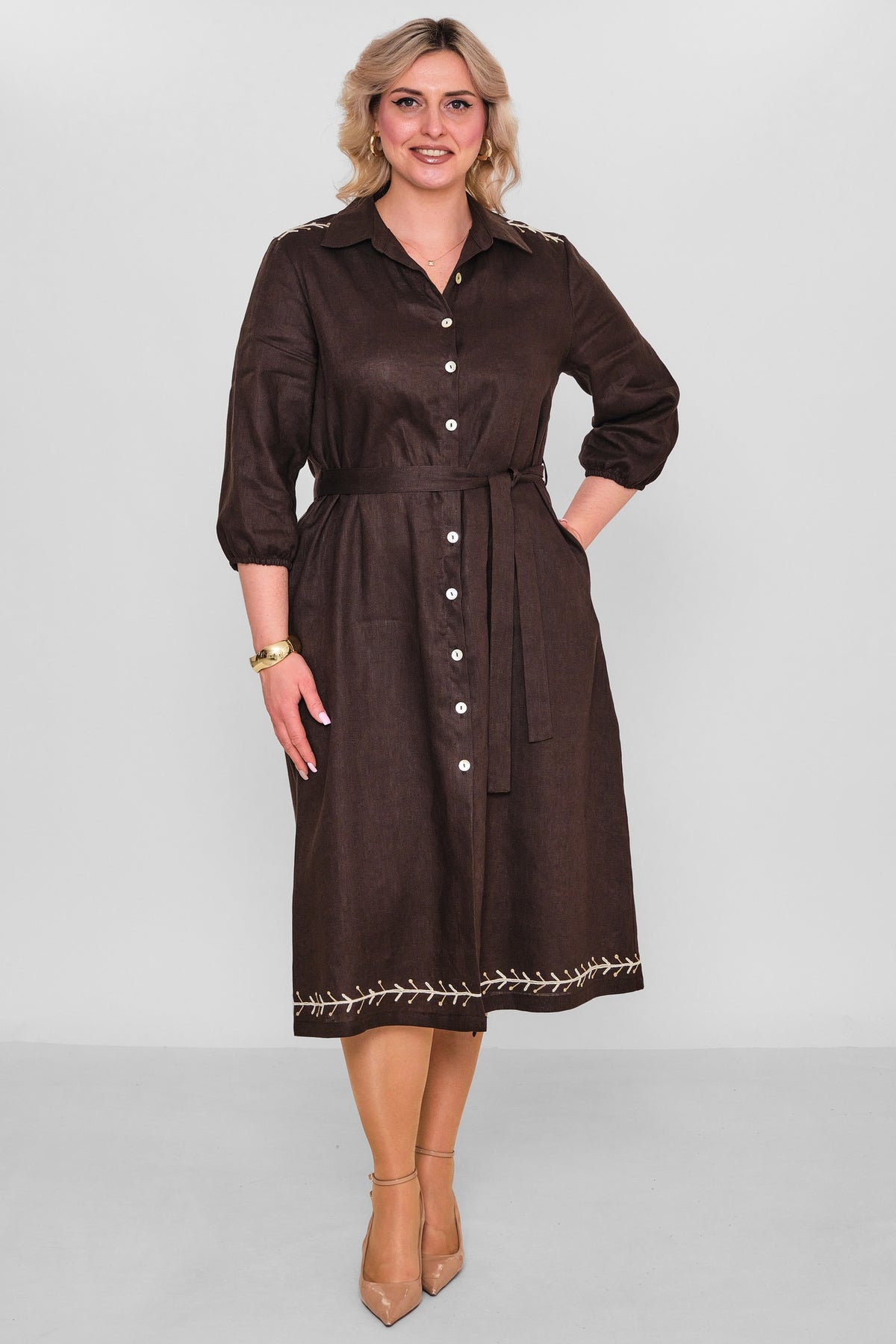 Laluce - Plus Size Dress (L2.Y26.ELB.2E692) - 8690200187865