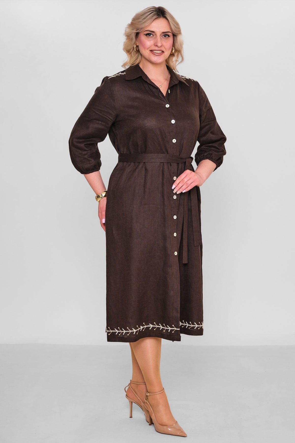 Laluce - Plus Size Dress (L2.Y26.ELB.2E692) - 8690200187865