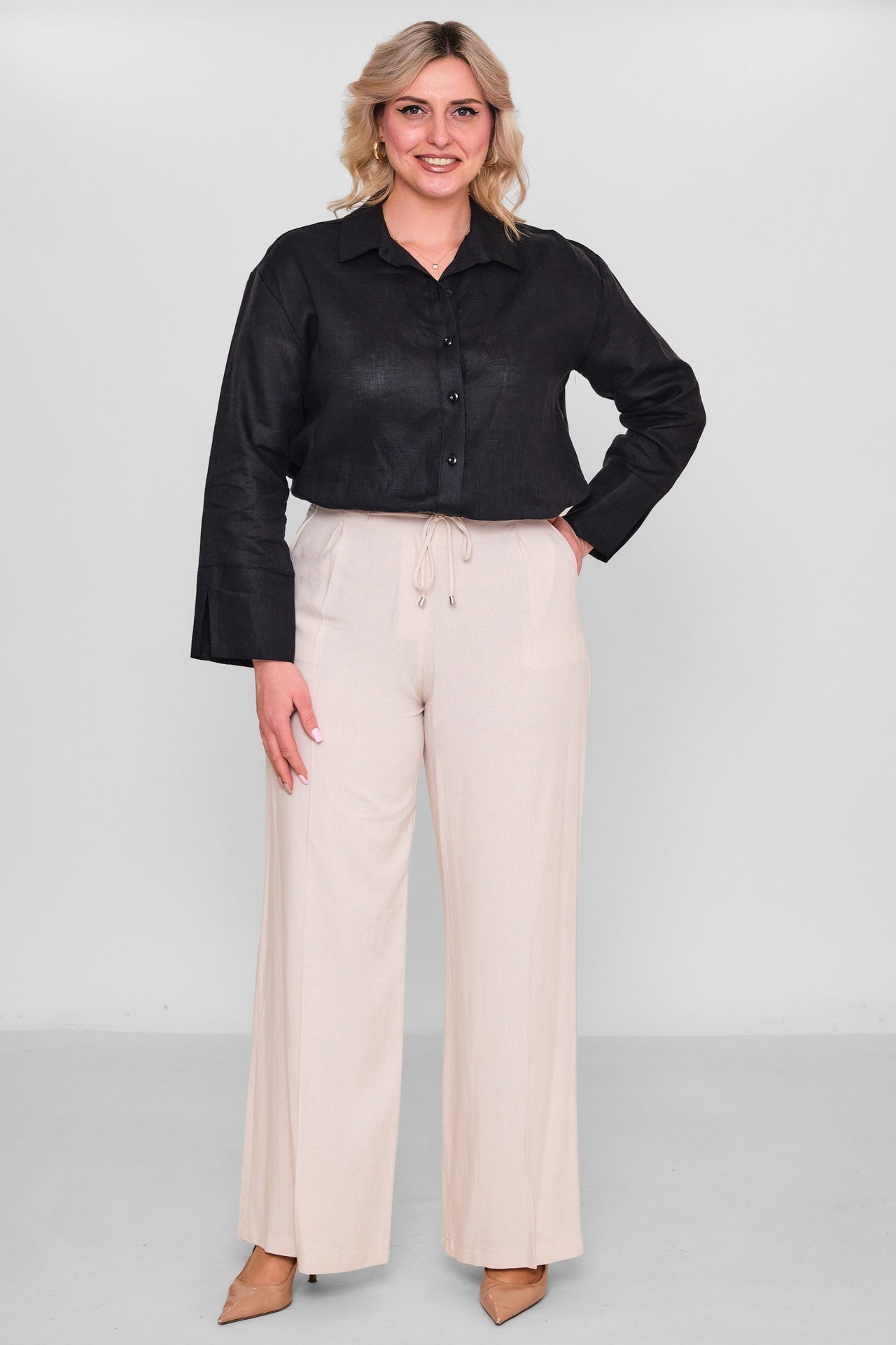 Fimore - Plus Size Trousers (FMR26Y2807-7) - 8690200187940