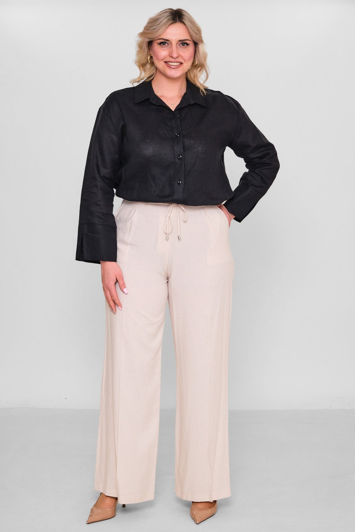 Fimore - Plus Size Trousers (FMR26Y2807-7) - 8690200187940