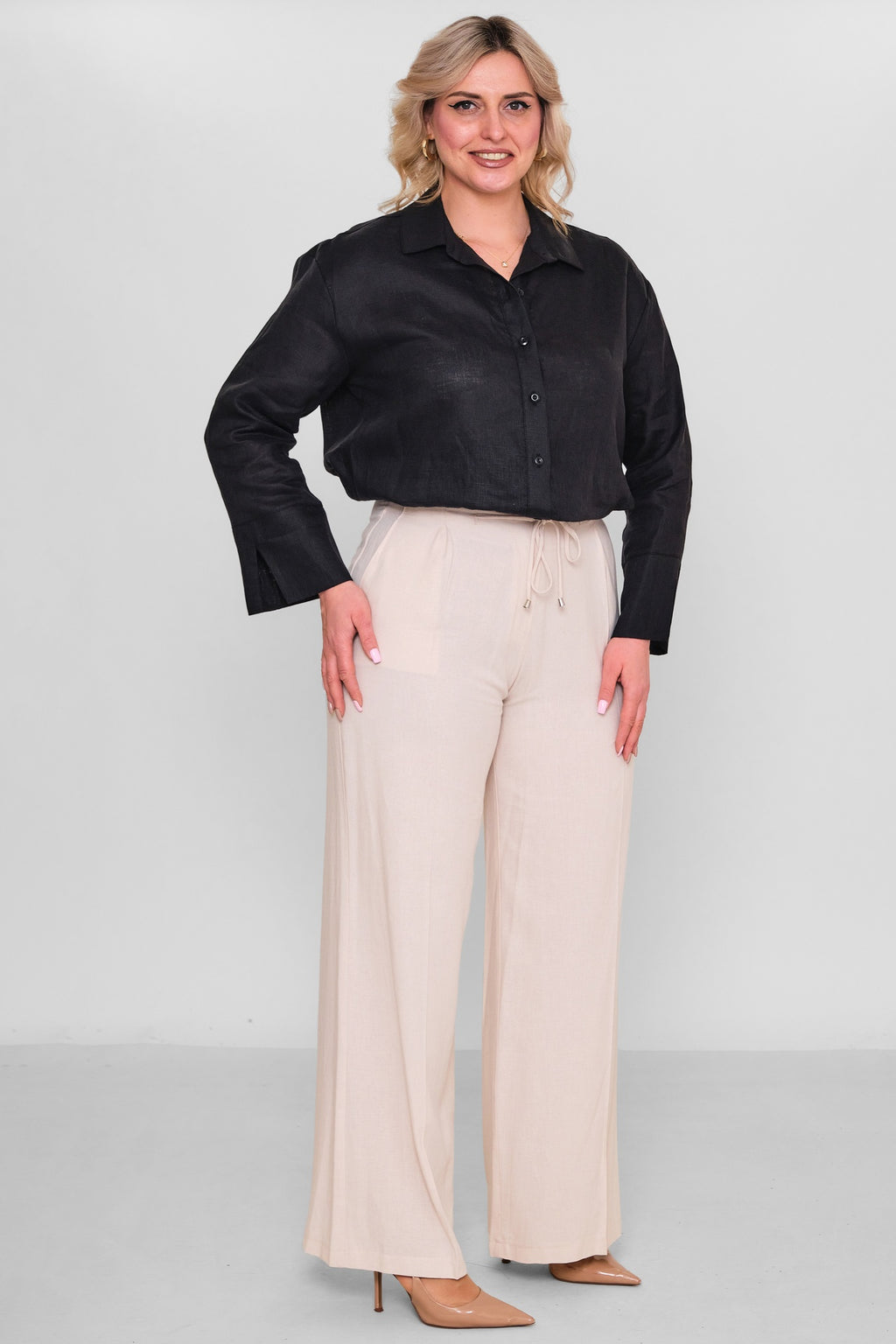 Fimore - Plus Size Trousers (FMR26Y2807-7) - 8690200187940