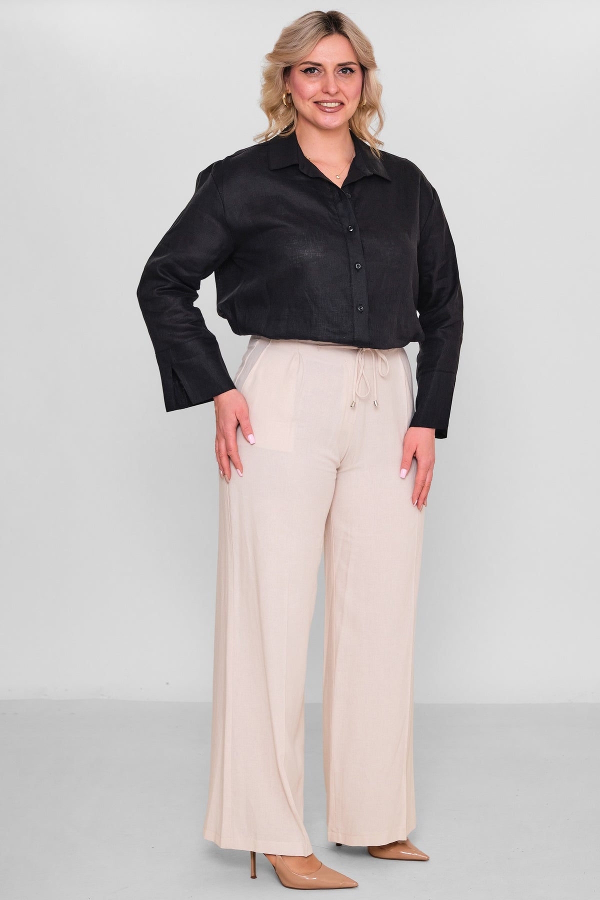 Fimore - Plus Size Trousers (FMR26Y2807-7) - 8690200187940