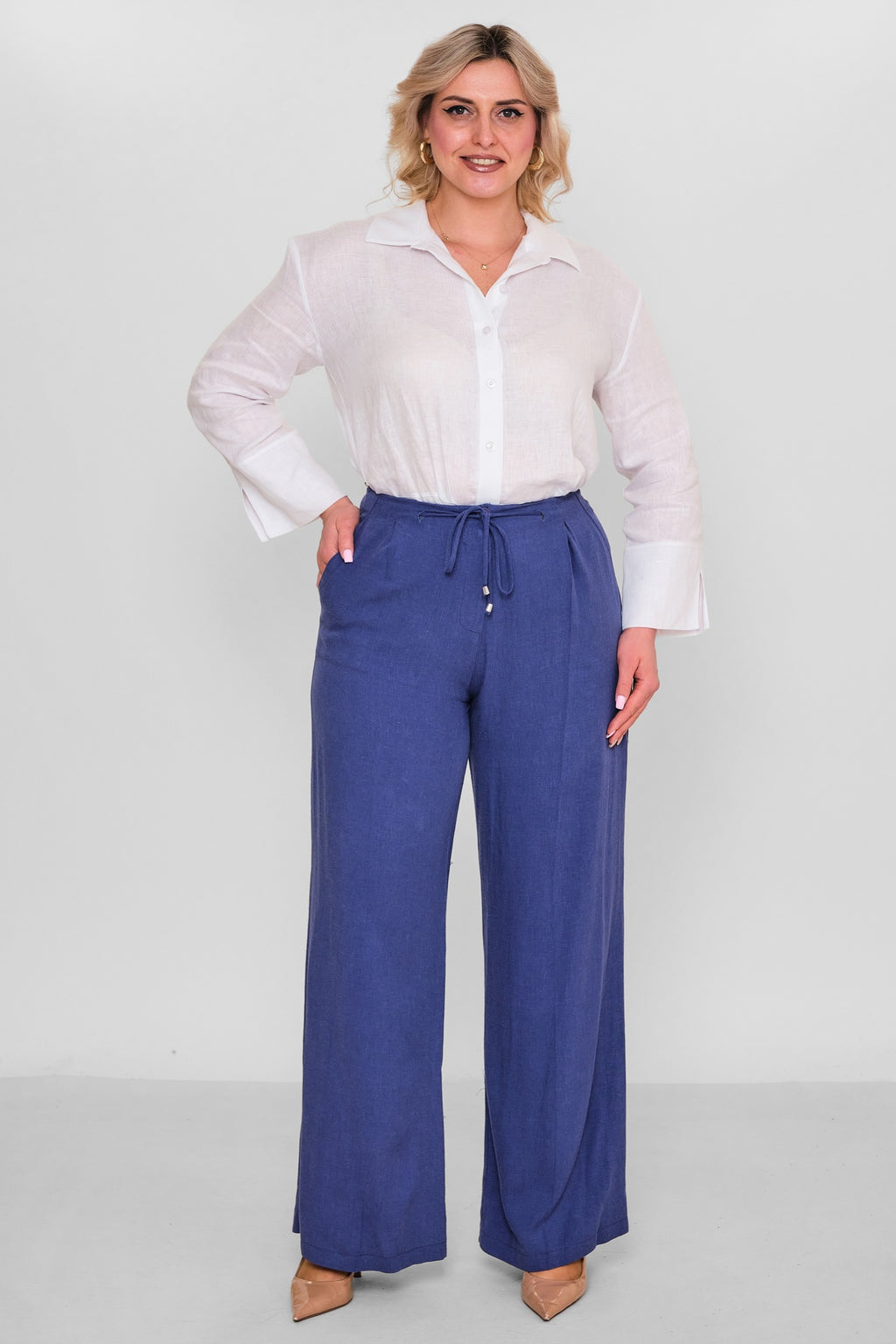 Fimore - Plus Size Trousers (FMR26Y2807-7) - 8690200187971