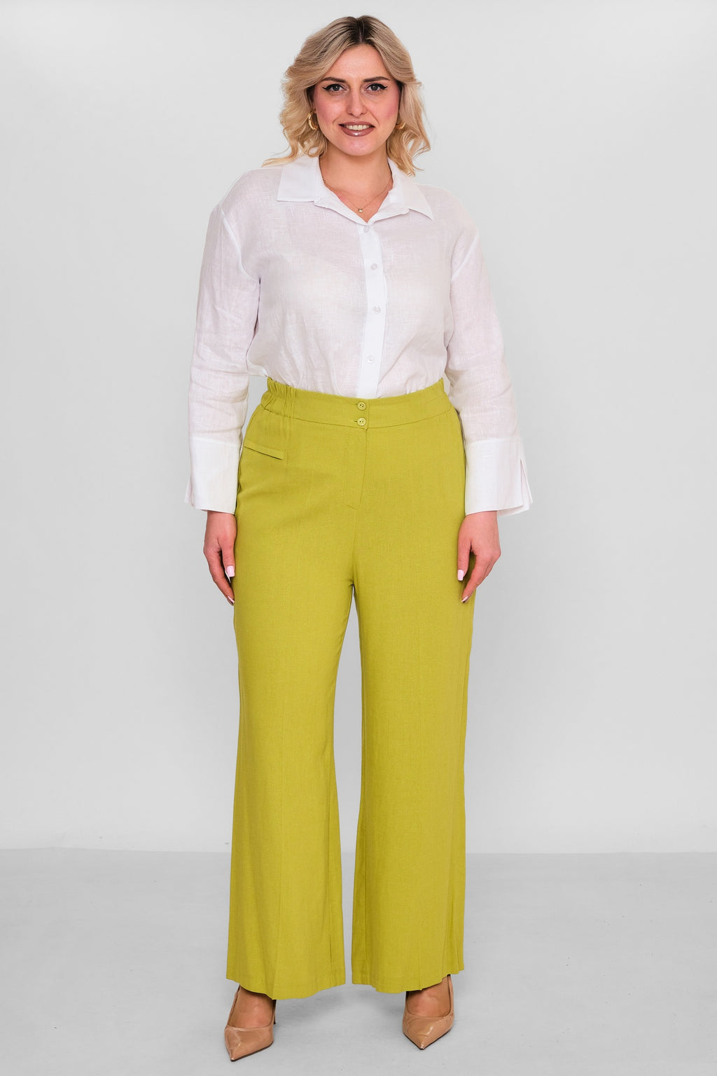 Fimore - Plus Size Trousers (FMR26Y2740-7) - 8690200187988