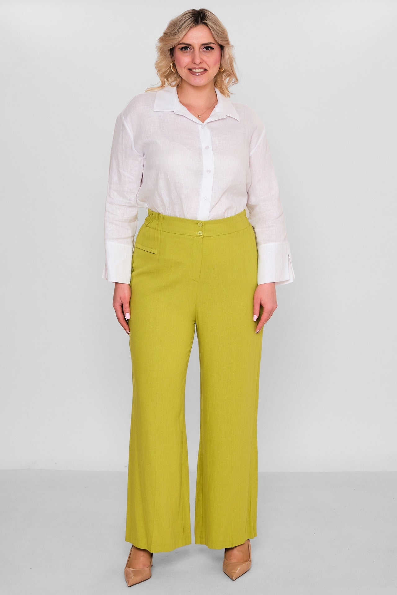Fimore - Plus Size Trousers (FMR26Y2740-7) - 8690200187988