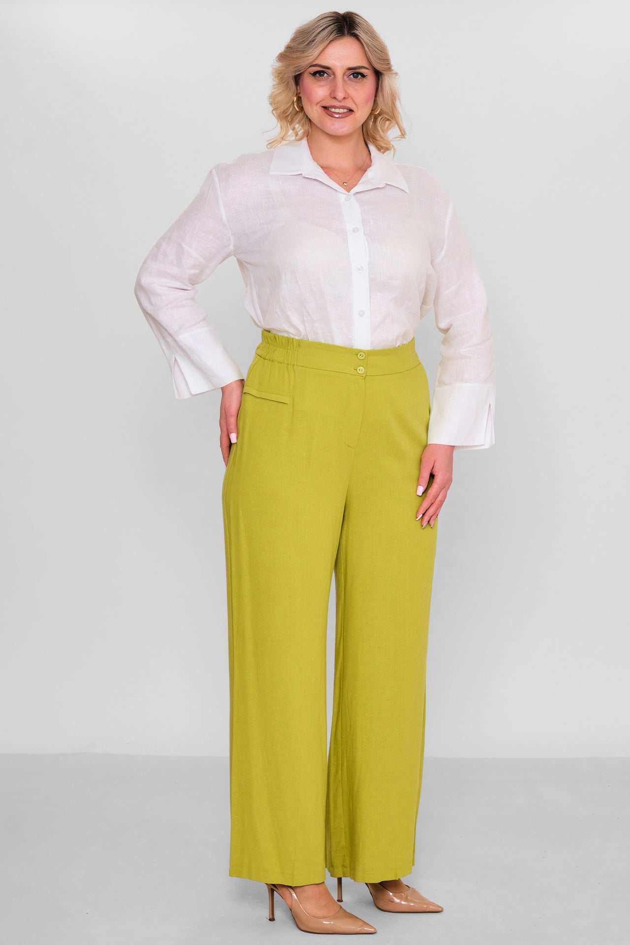 Fimore - Plus Size Trousers (FMR26Y2740-7) - 8690200187988