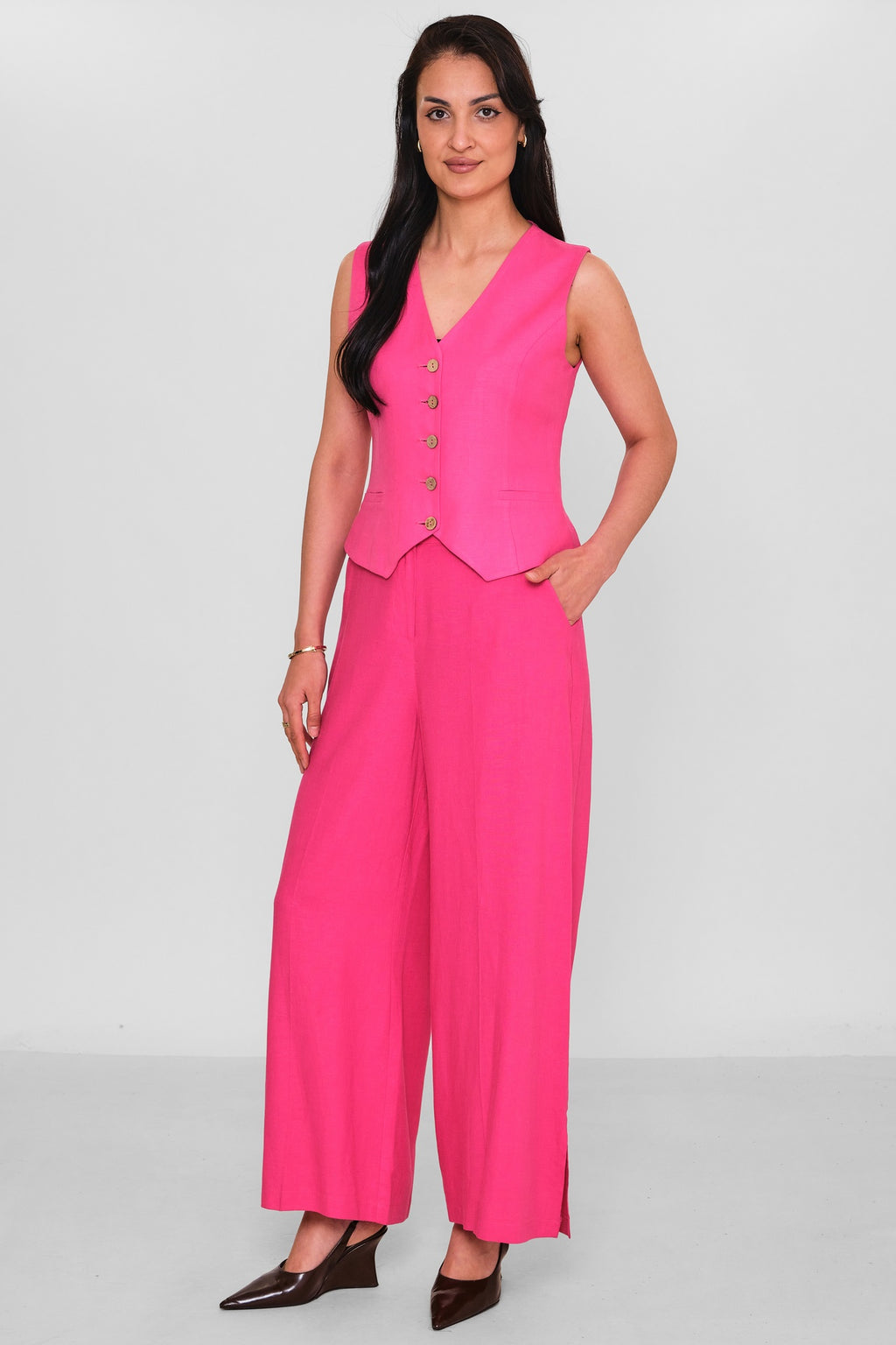 Fimore - Regular Size Waistcoat (FMR26Y7359-7) - 8690200188176