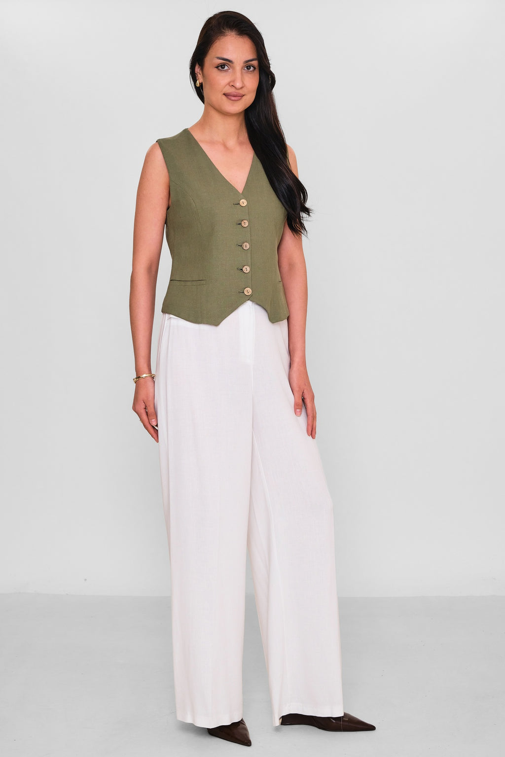 Fimore - Regular Size Waistcoat (FMR26Y7359-7) - 8690200188183