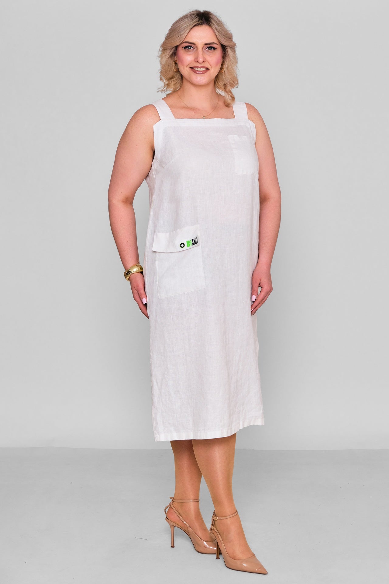 Ebberro - Plus Size Dress (EBR26Y13026BB) - 8690200189319
