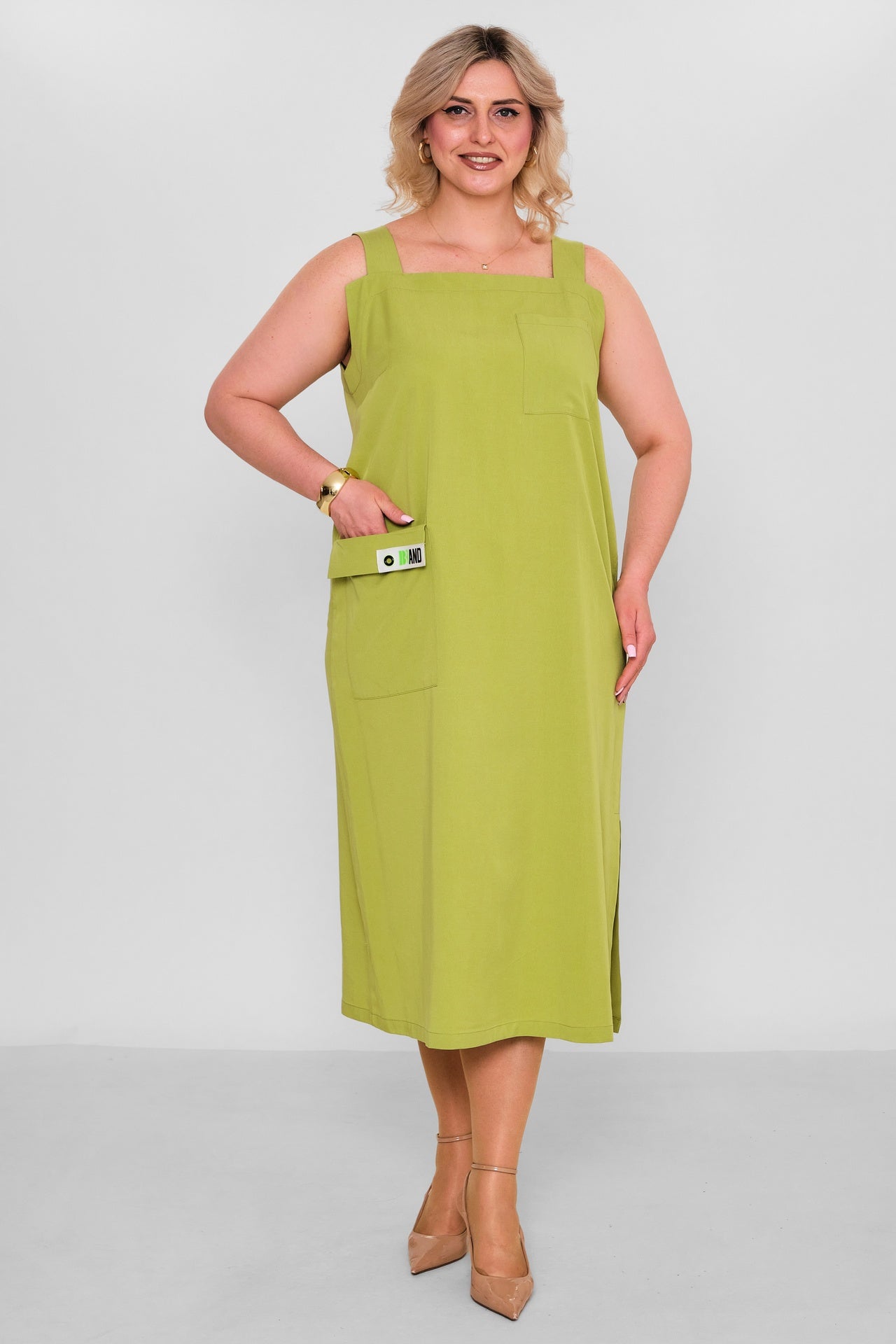 Ebberro - Plus Size Dress (EBR26Y13026BB) - 8690200189326