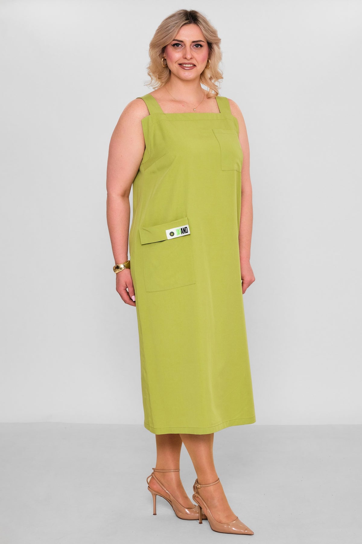 Ebberro - Plus Size Dress (EBR26Y13026BB) - 8690200189326
