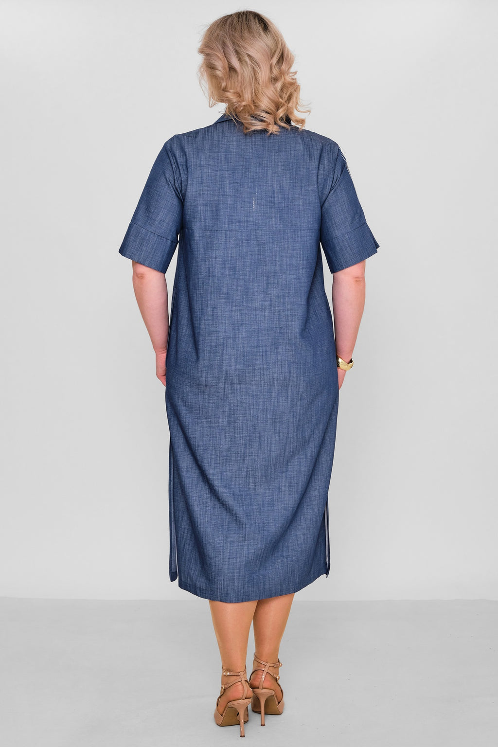 Ebberro - Plus Size Dress (EBR26Y13926BB) - 8690200189333