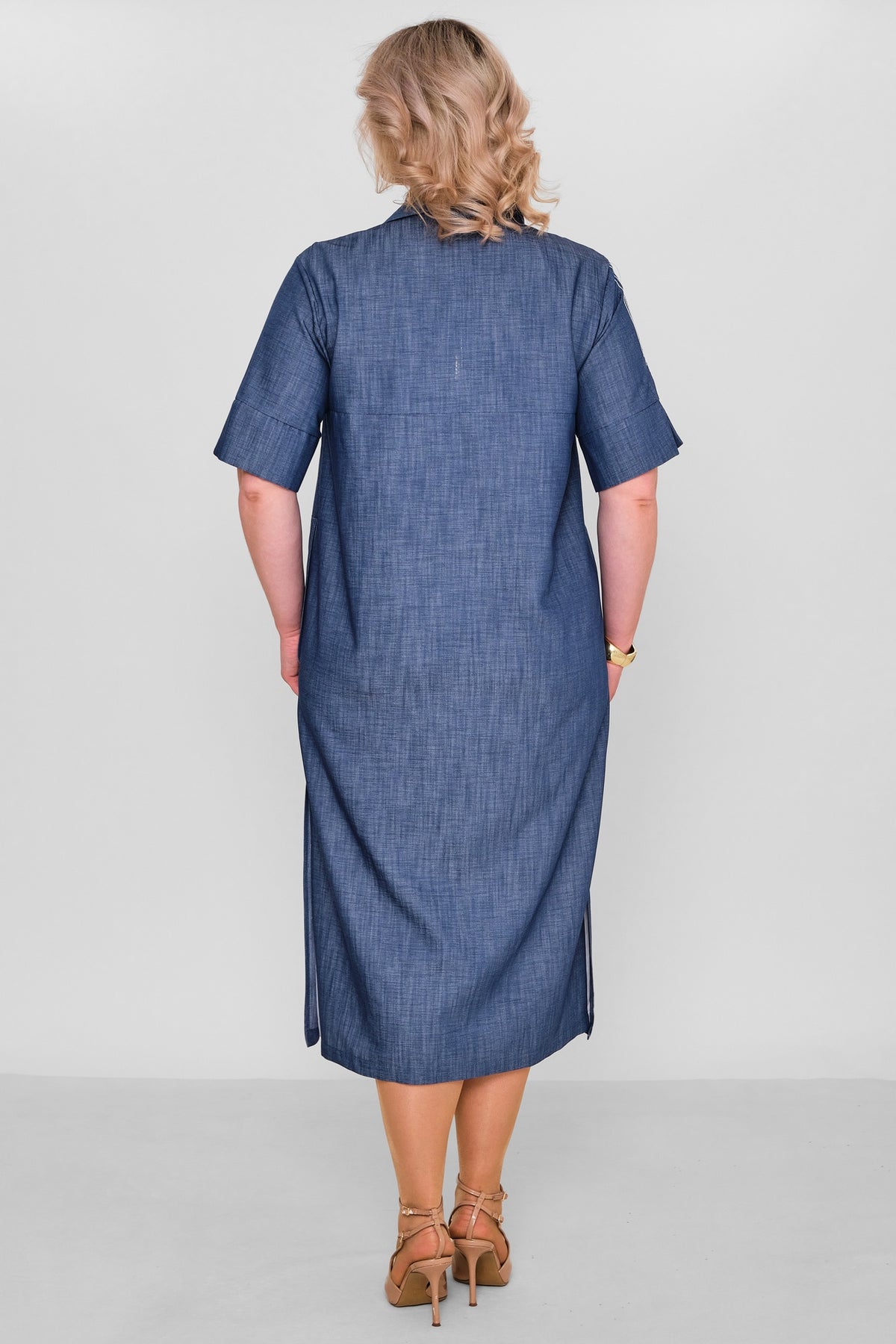 Ebberro - Plus Size Dress (EBR26Y13926BB) - 8690200189333