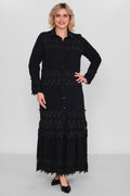 Ebberro - Plus Size Dress (EBR26Y14026BB) - 8690200189340
