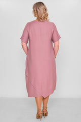 Ebberro - Plus Size Dress (EBR26Y25933BB) - 8690200189364