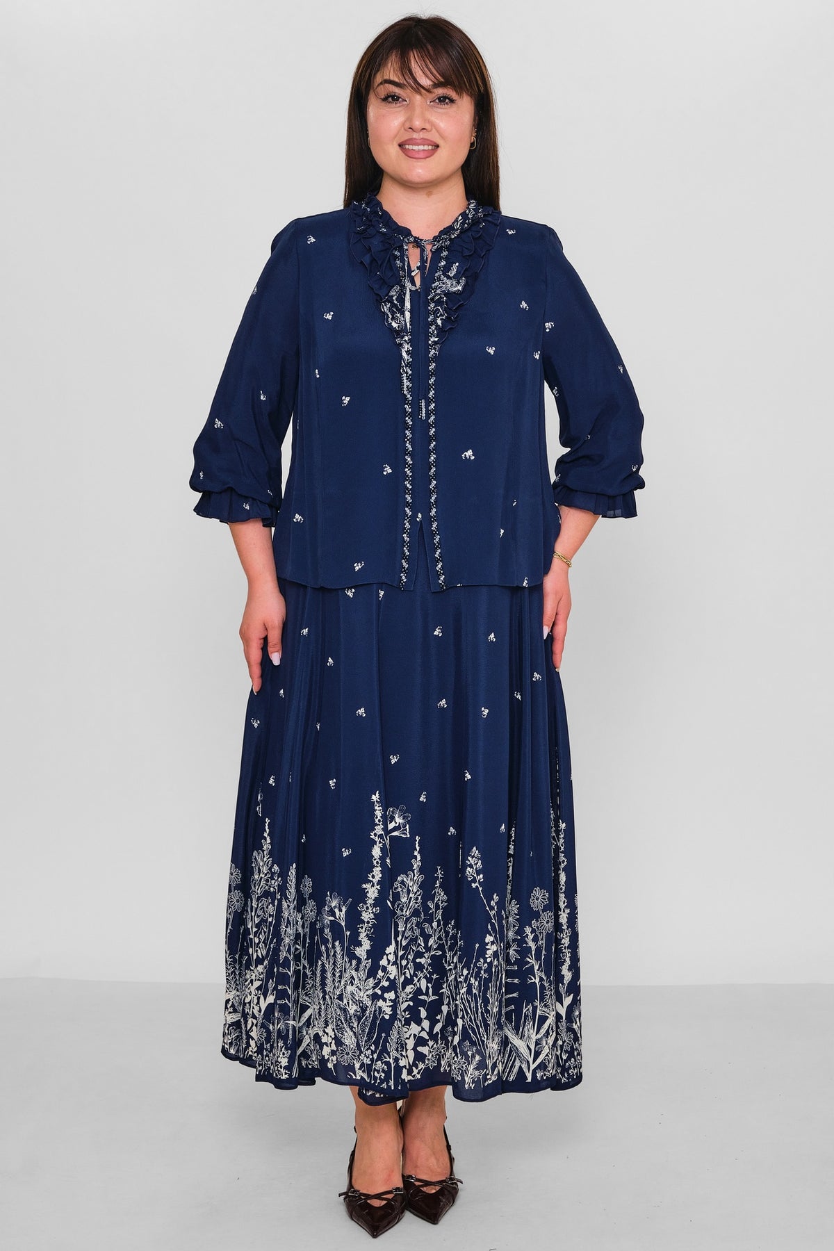 Gumanize - Plus Size Dress (GMZ2026-944-8065) - 8690200189487