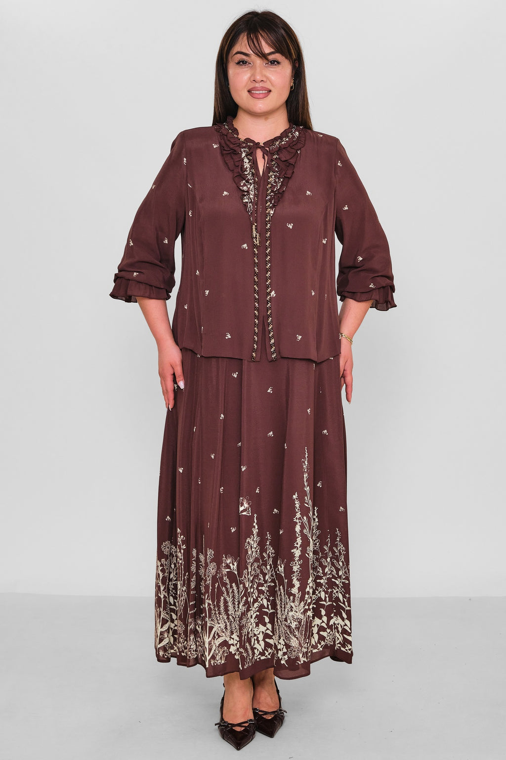 Gumanize - Plus Size Dress (GMZ2026-944-8065) - 8690200189500