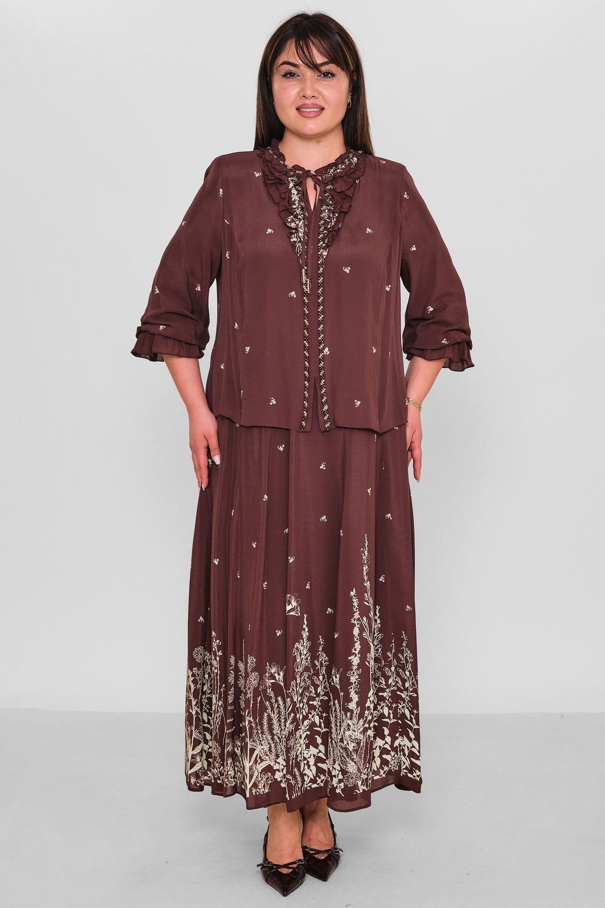 Gumanize - Plus Size Dress (GMZ2026-944-8065) - 8690200189500