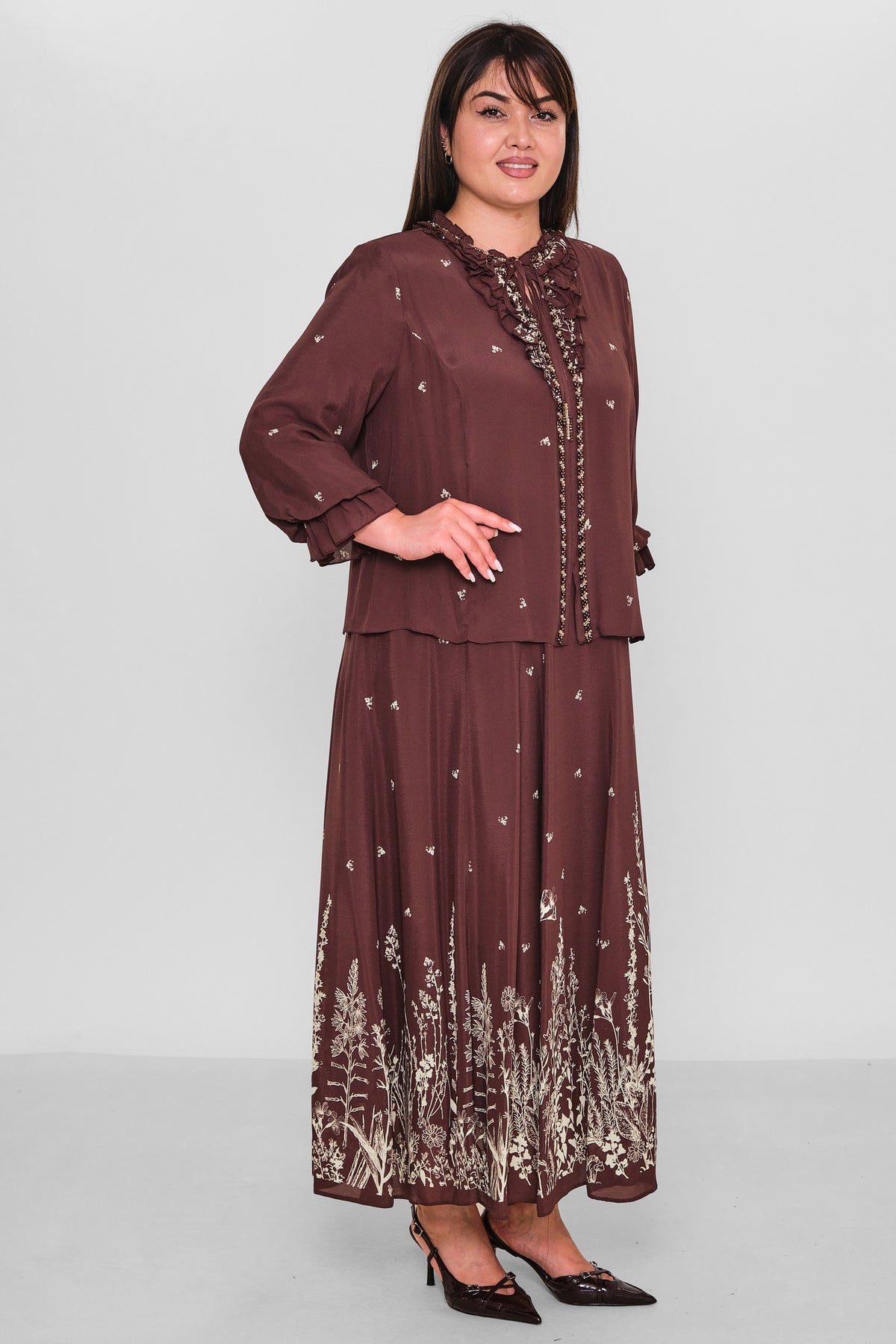 Gumanize - Plus Size Dress (GMZ2026-944-8065) - 8690200189500