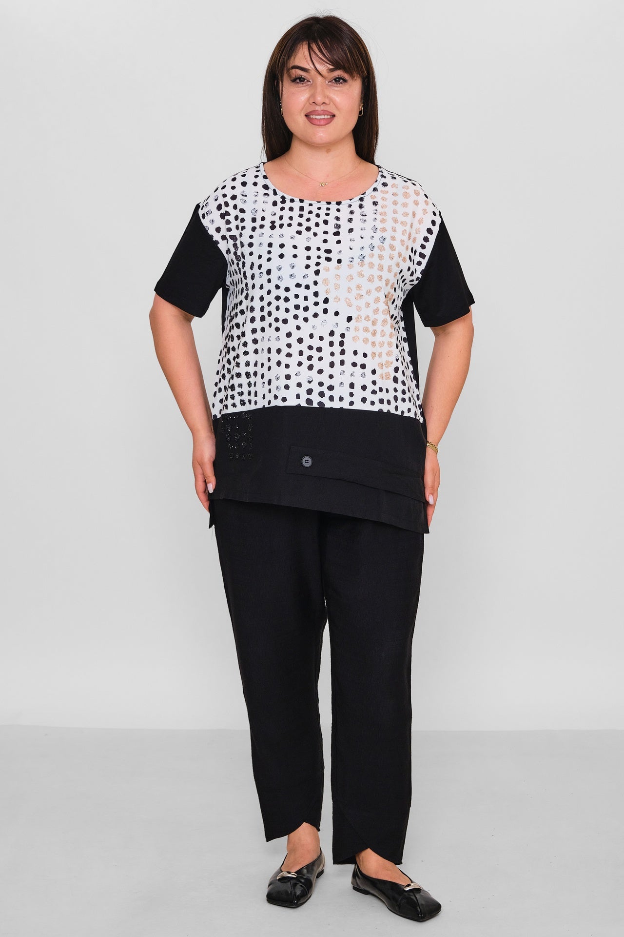 Xlife - Plus Size Blouse (XLF26Y7055) - 8690200189715