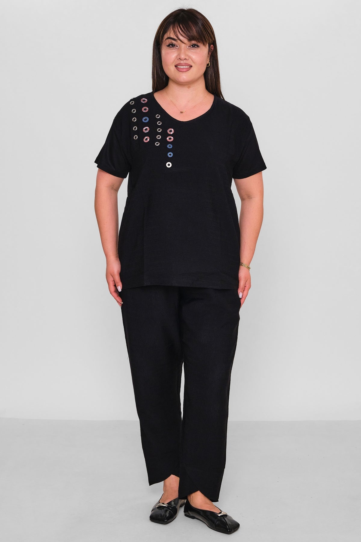 Xlife - Plus Size Blouse (XLF26Y7070) - 8690200189722