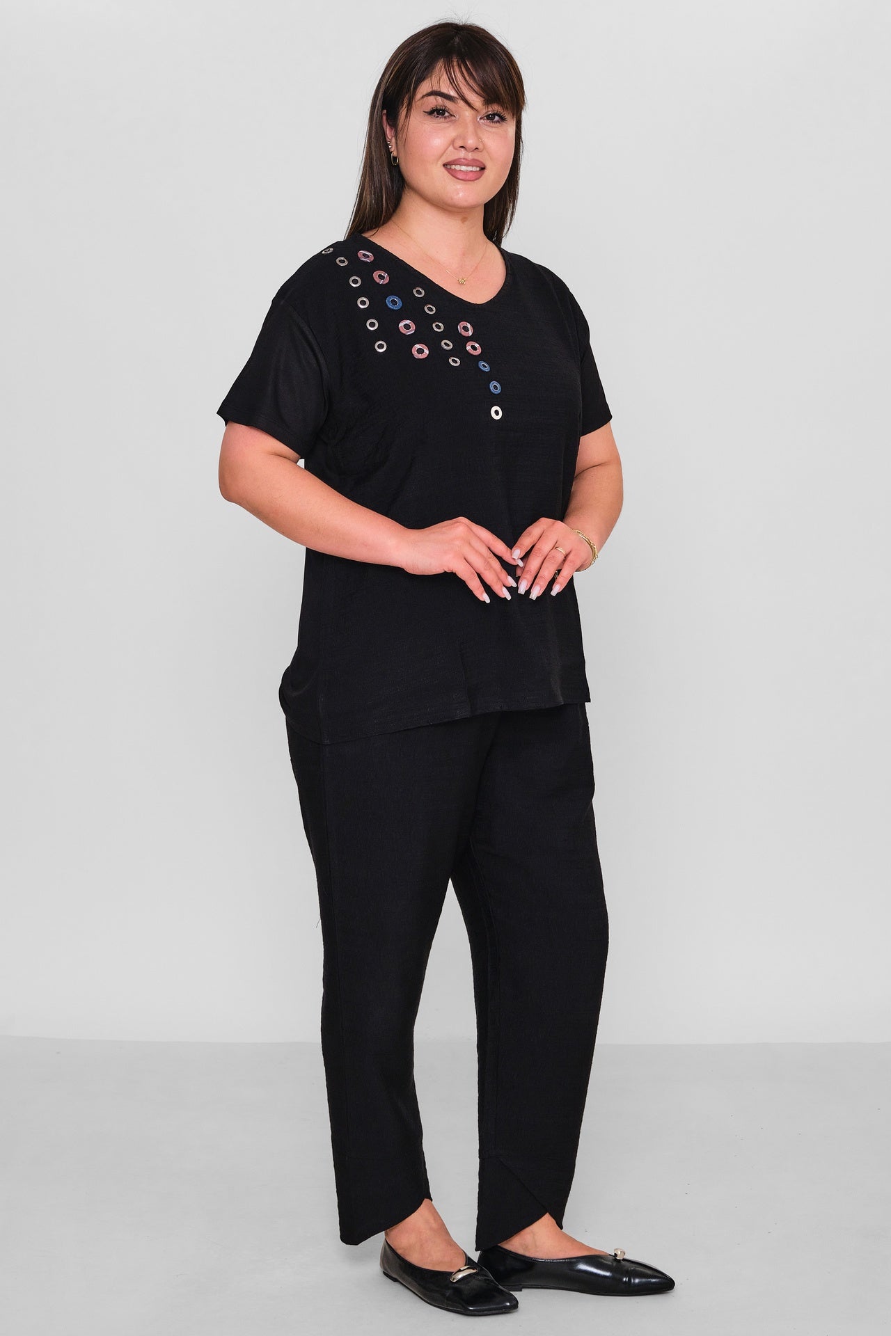 Xlife - Plus Size Blouse (XLF26Y7070) - 8690200189722