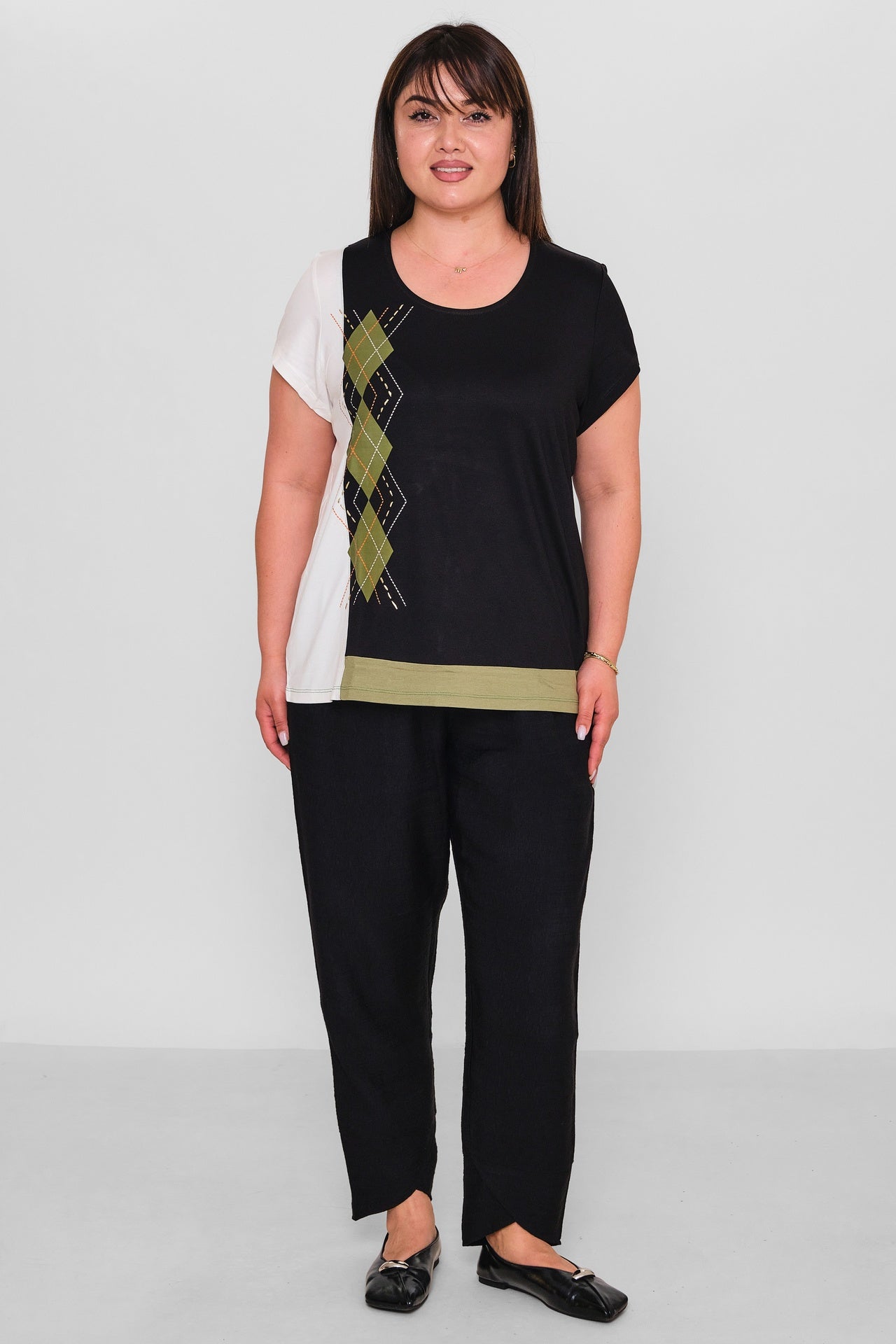 Xlife - Plus Size T-Shirt (XLF26Y7098) - 8690200189739
