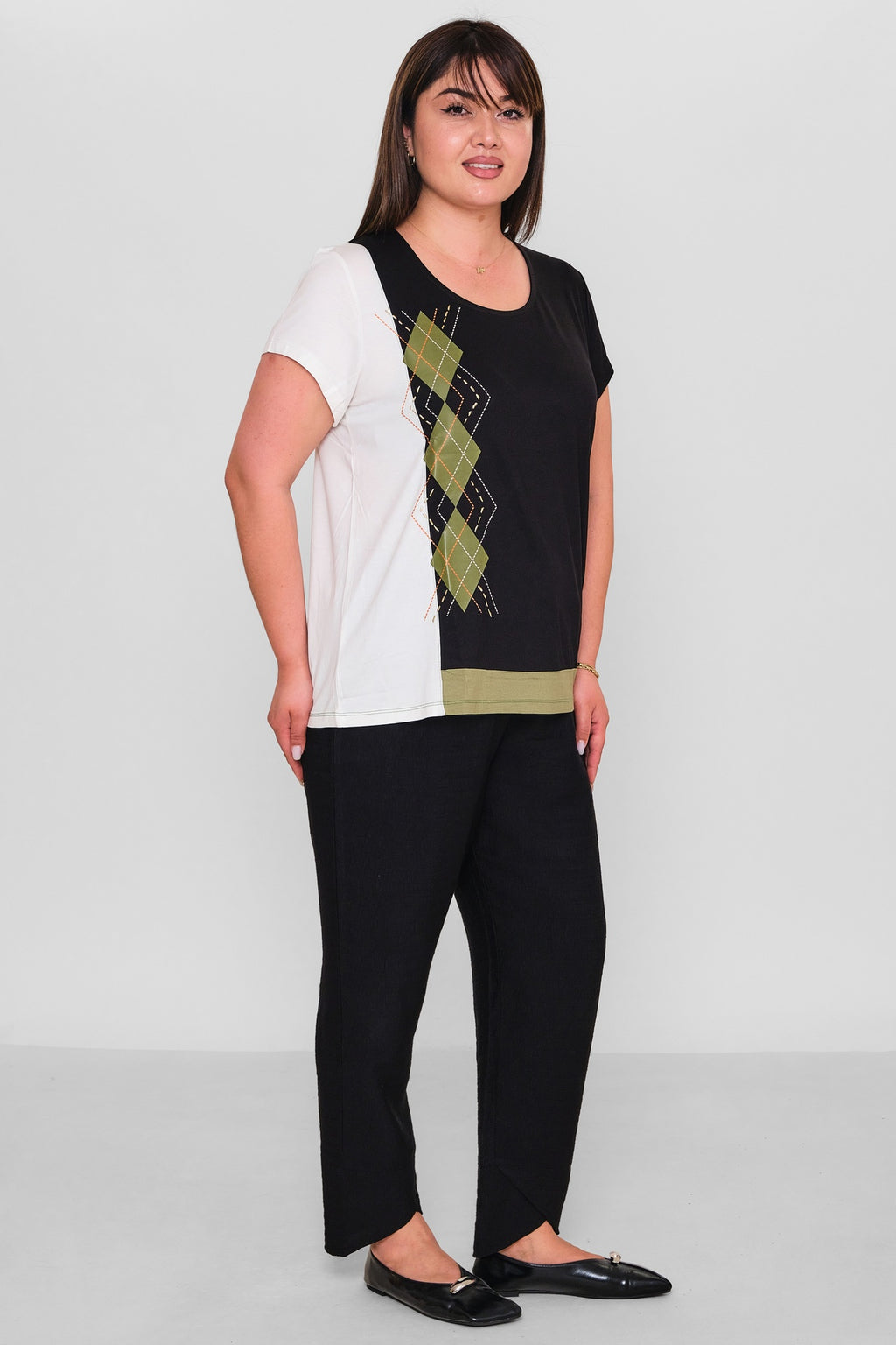 Xlife - Plus Size T-Shirt (XLF26Y7098) - 8690200189739